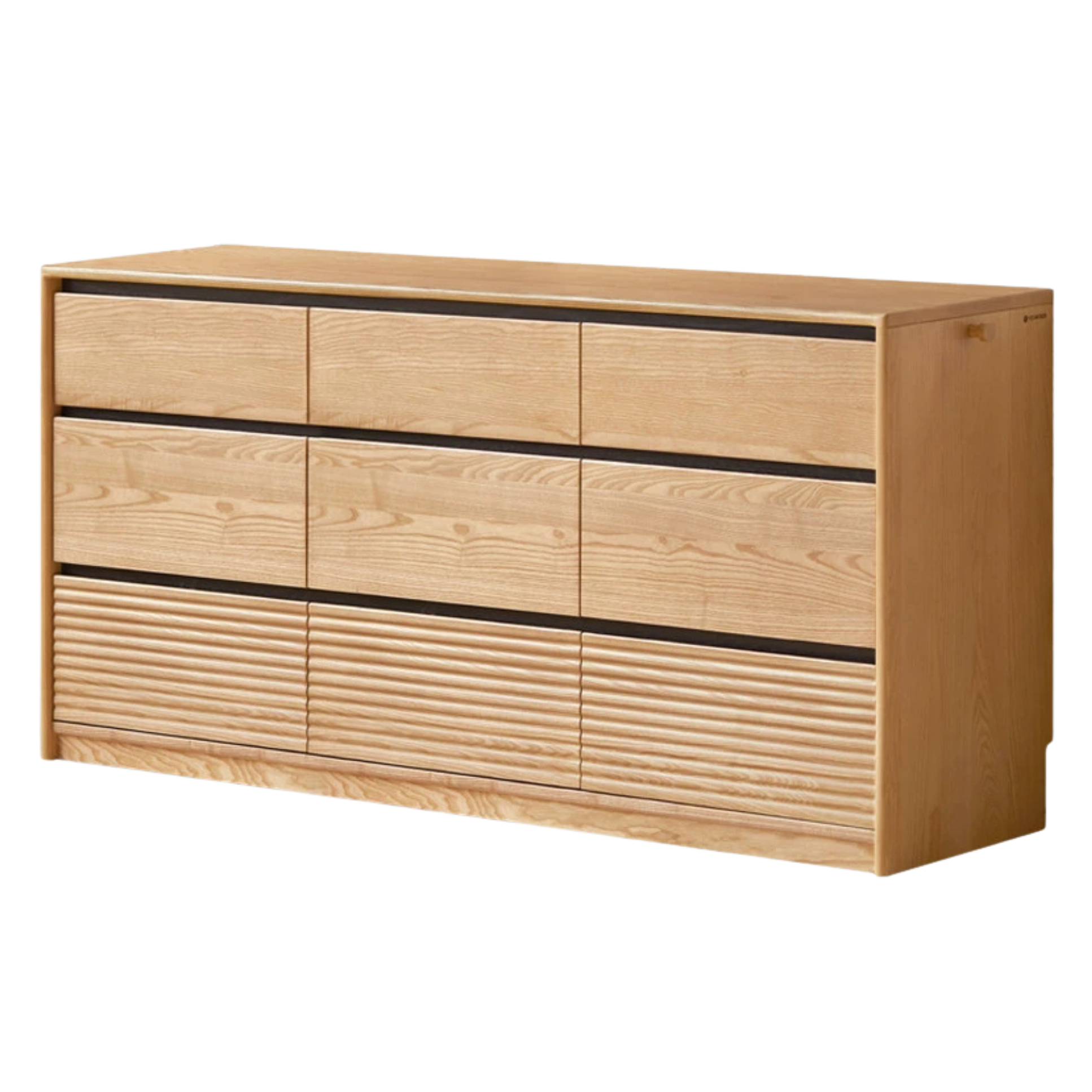 Ash Solid Wood Modern Minimalist Chest Of Drawers