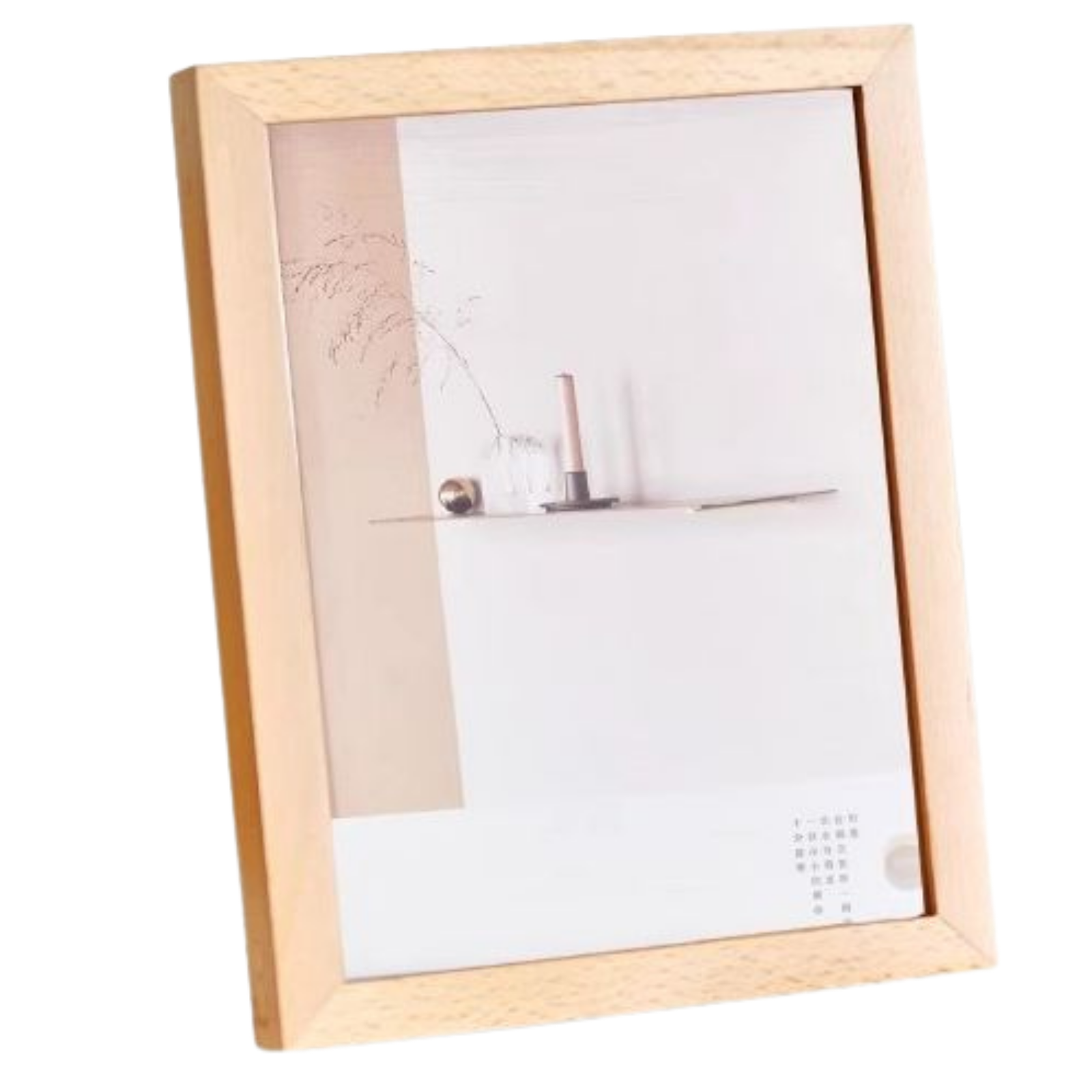 Beech, Black Walnut Solid Wood Nordic Freeze Frame Photo