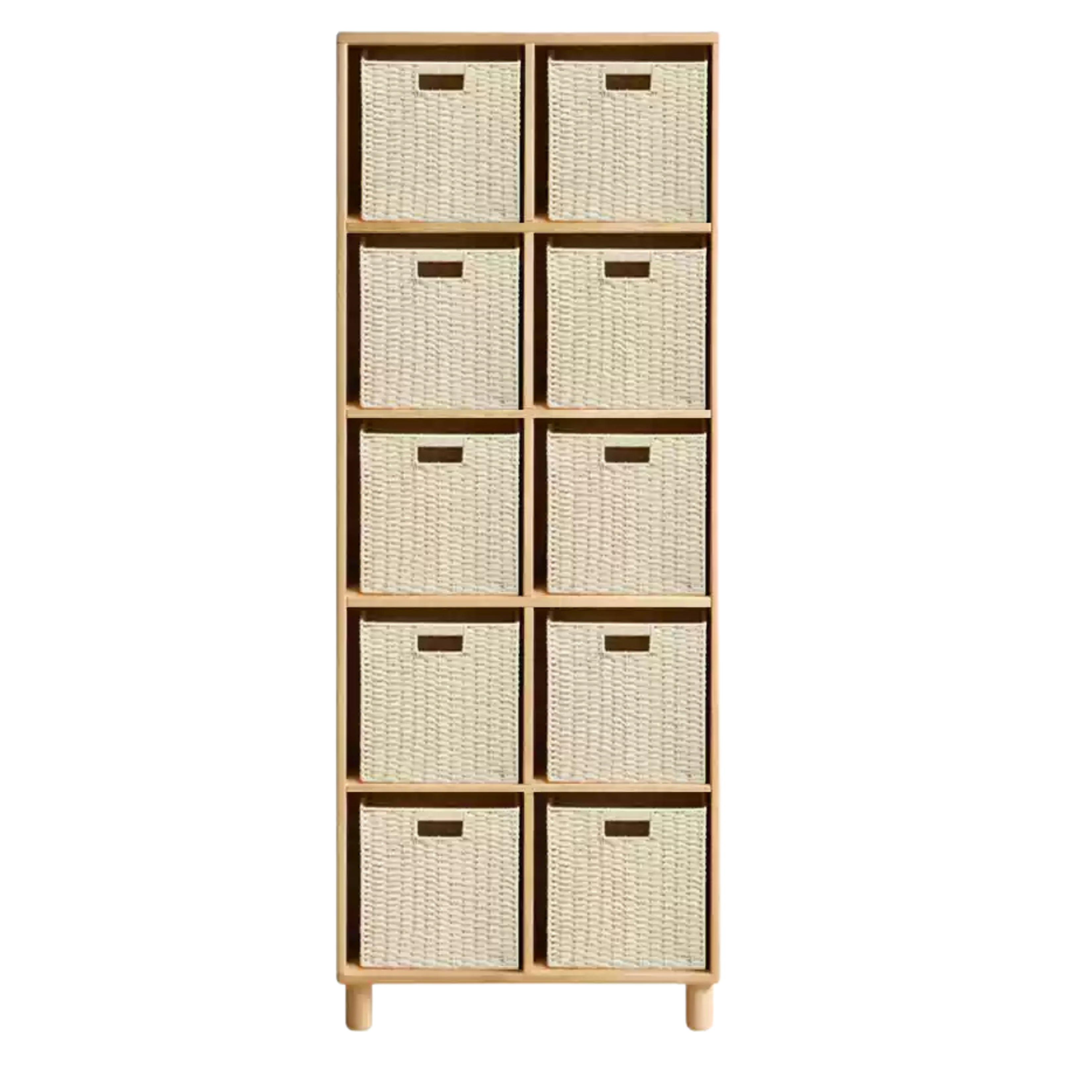 European Beech Solid Wood Combination Floor Kids Cabinet