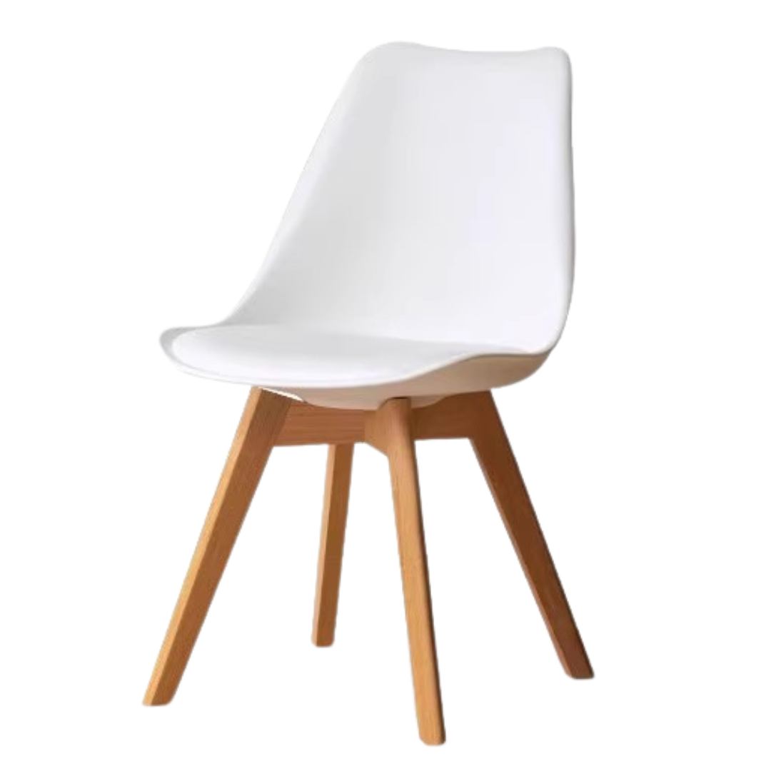 Oak, Beech Solid Wood Eames Chair 4 Pcs Set