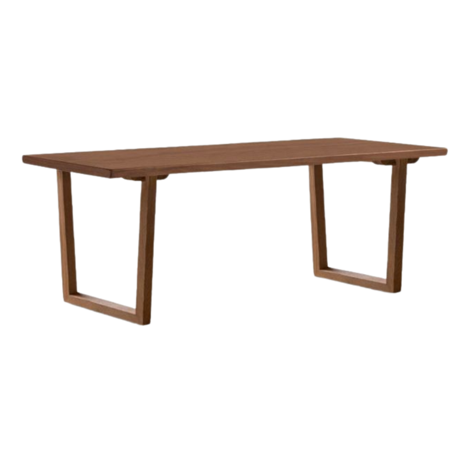 Ash, Black Walnut Solid Wood Dining Table with Wide Board and Natural Edges