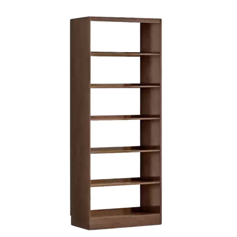 Rubber solid wood bookshelf floor rack storage cabinet.