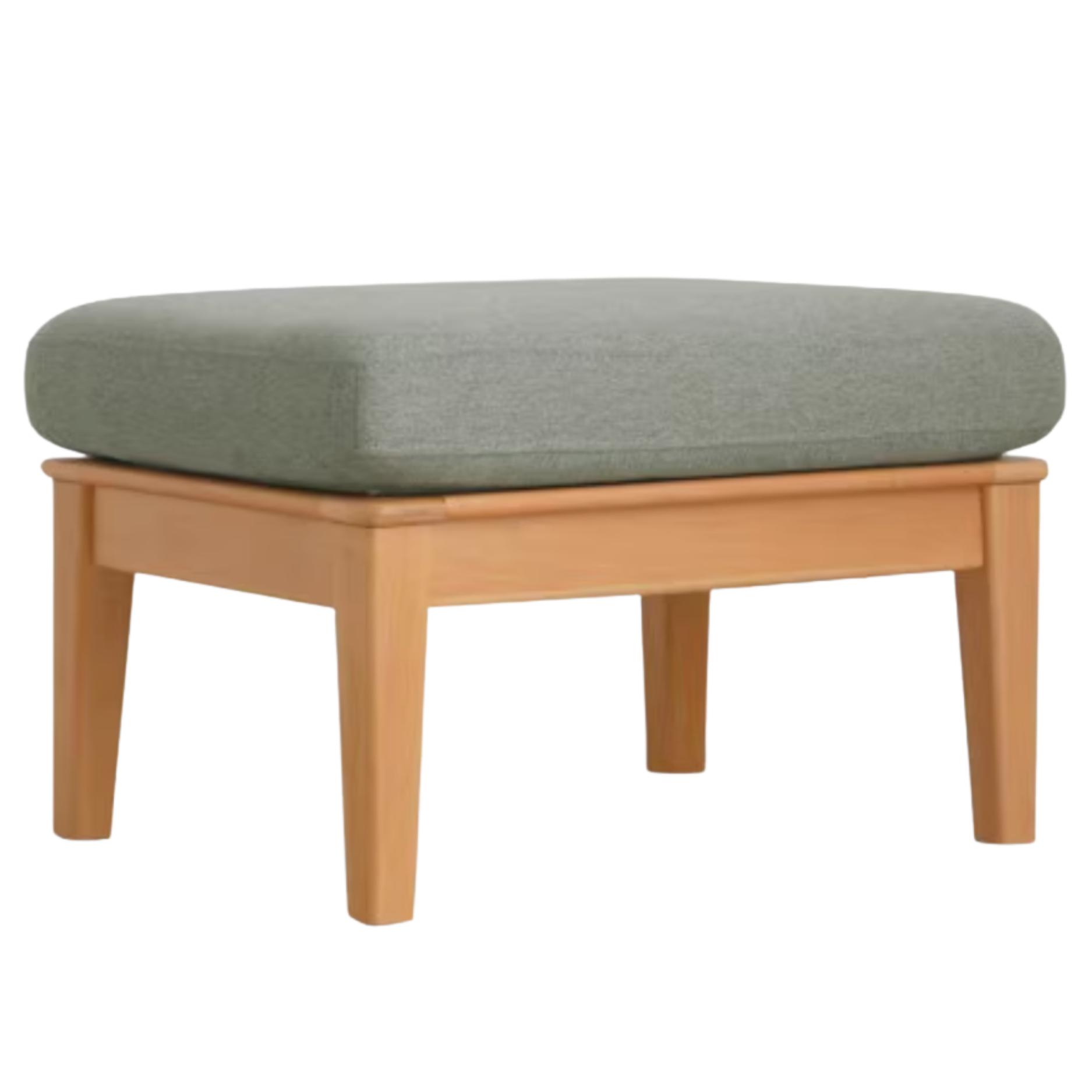 Beech Solid Wood Armchair Modern Minimalist)