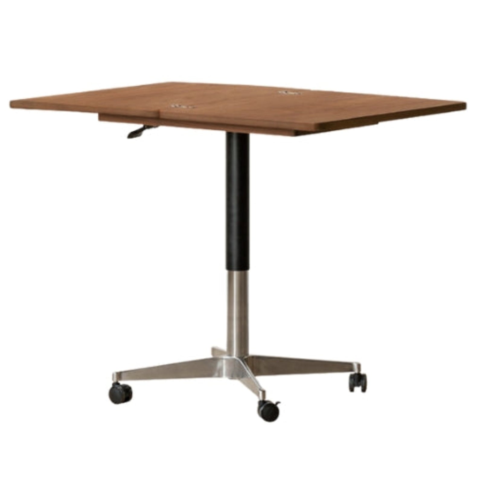 Black Walnut, Oak Solid Wood Rectangular Lift Side Table