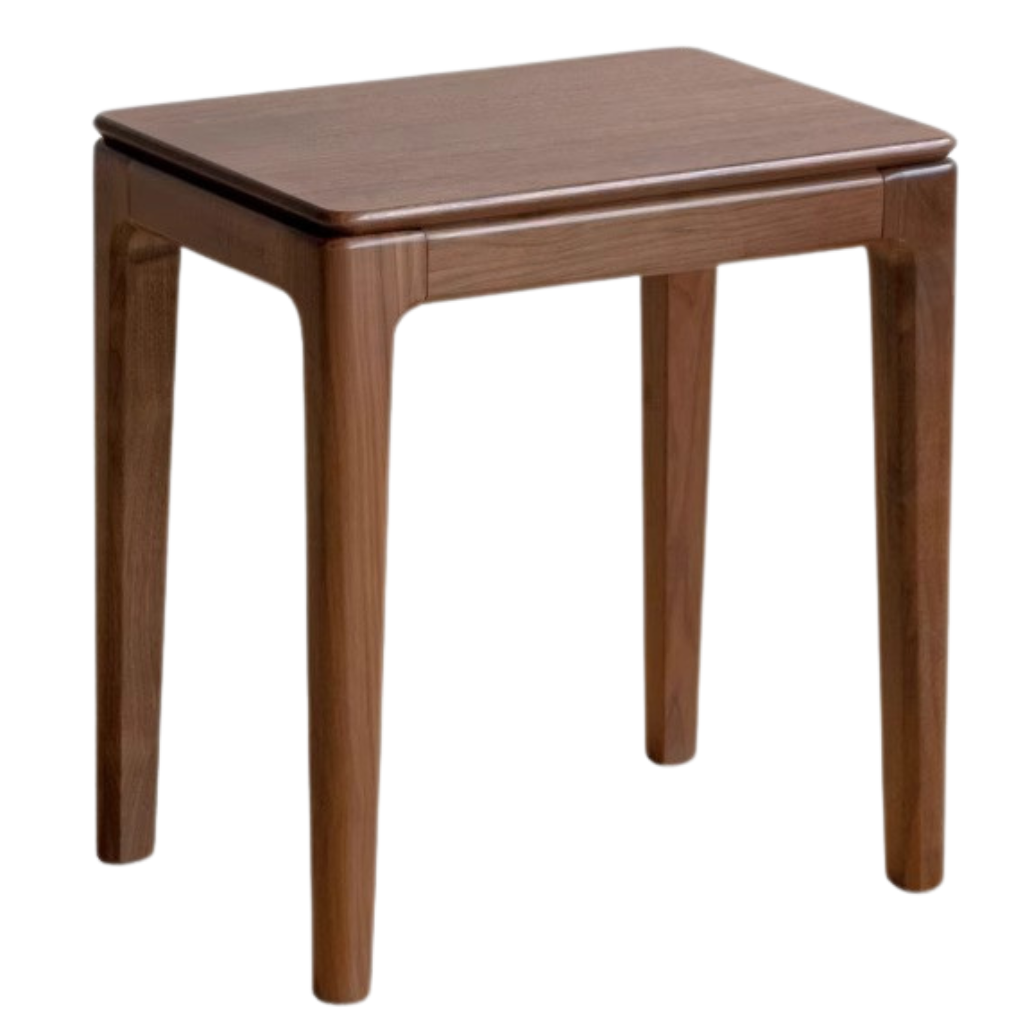 Black Walnut, Oak Solid Wood Makeup Stool