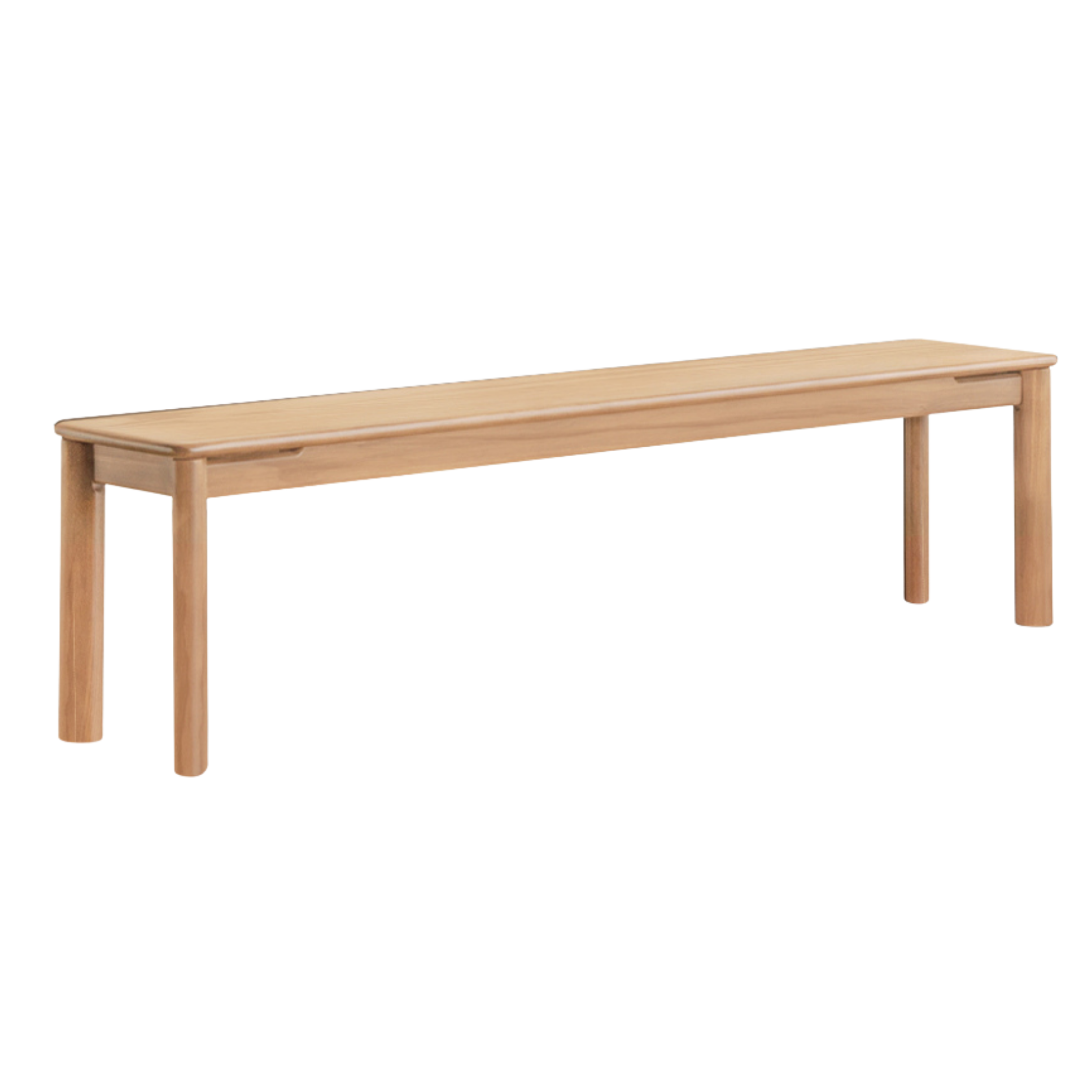 Ash, Oak Solid Wood Modern Long Bench