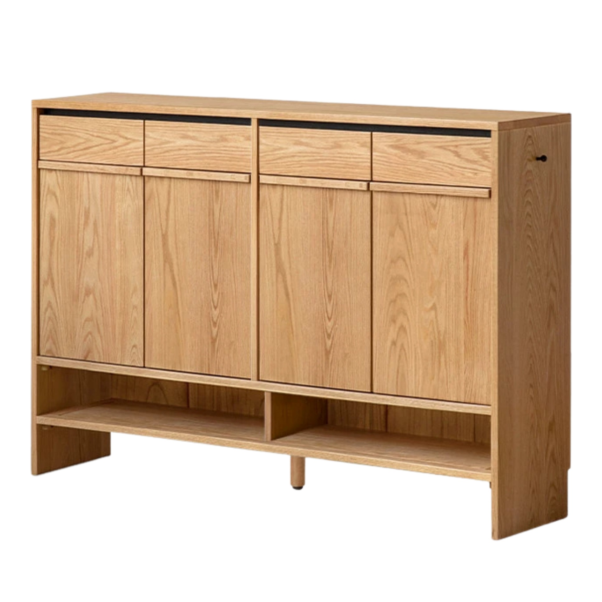 Oak Solid Wood Capacity Shoe Cabinet