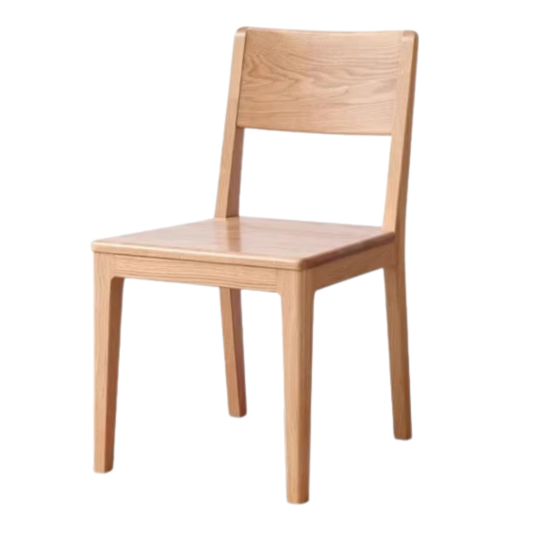 Black Walnut, Ash, Oak, Beech Solid wood, Solid RubberWood - Dining Chair Modern 4 pcs set