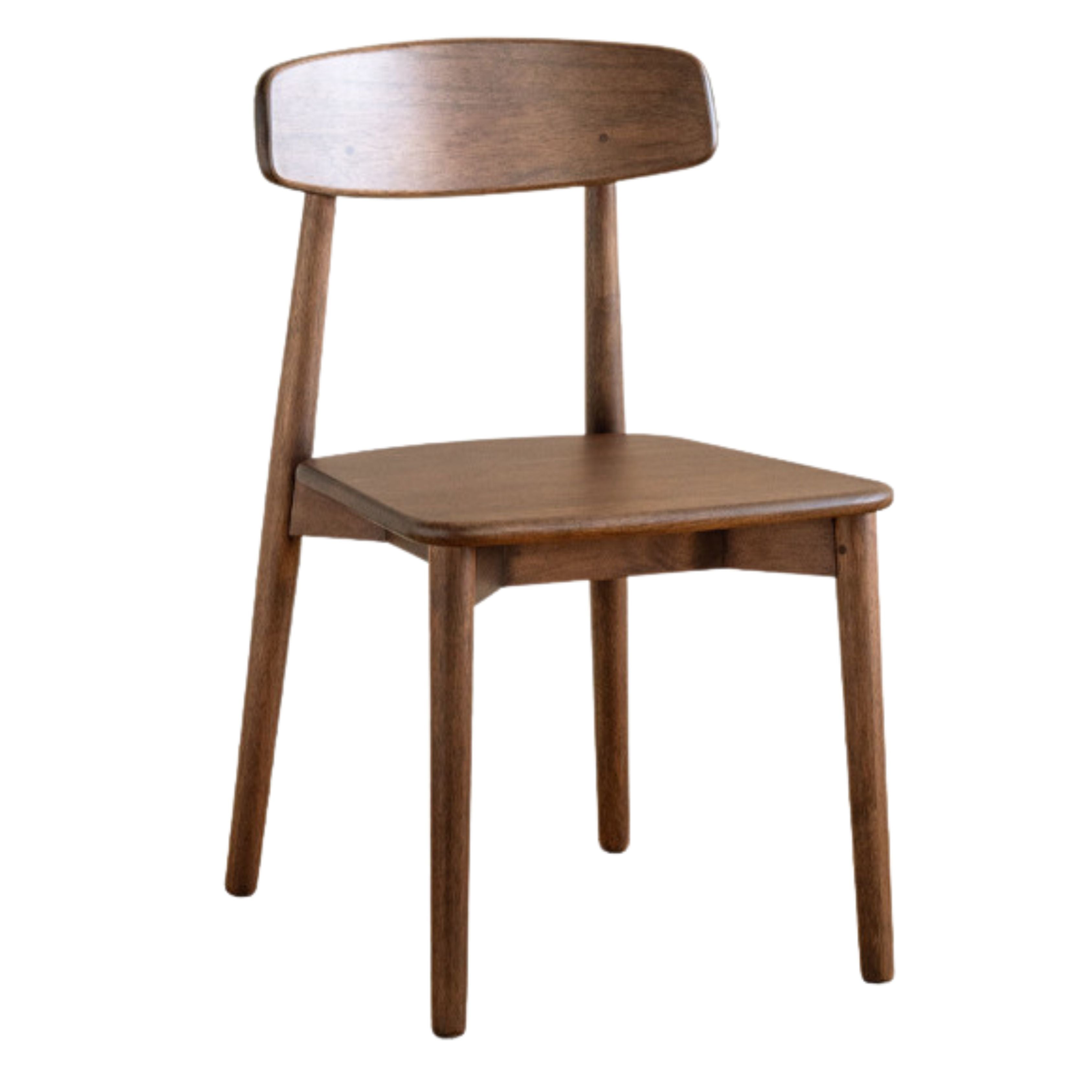 Black Walnut, Ash, Oak, Sandalwood Solid Wood, Solid Rubberwood - Chair 4 pcs set