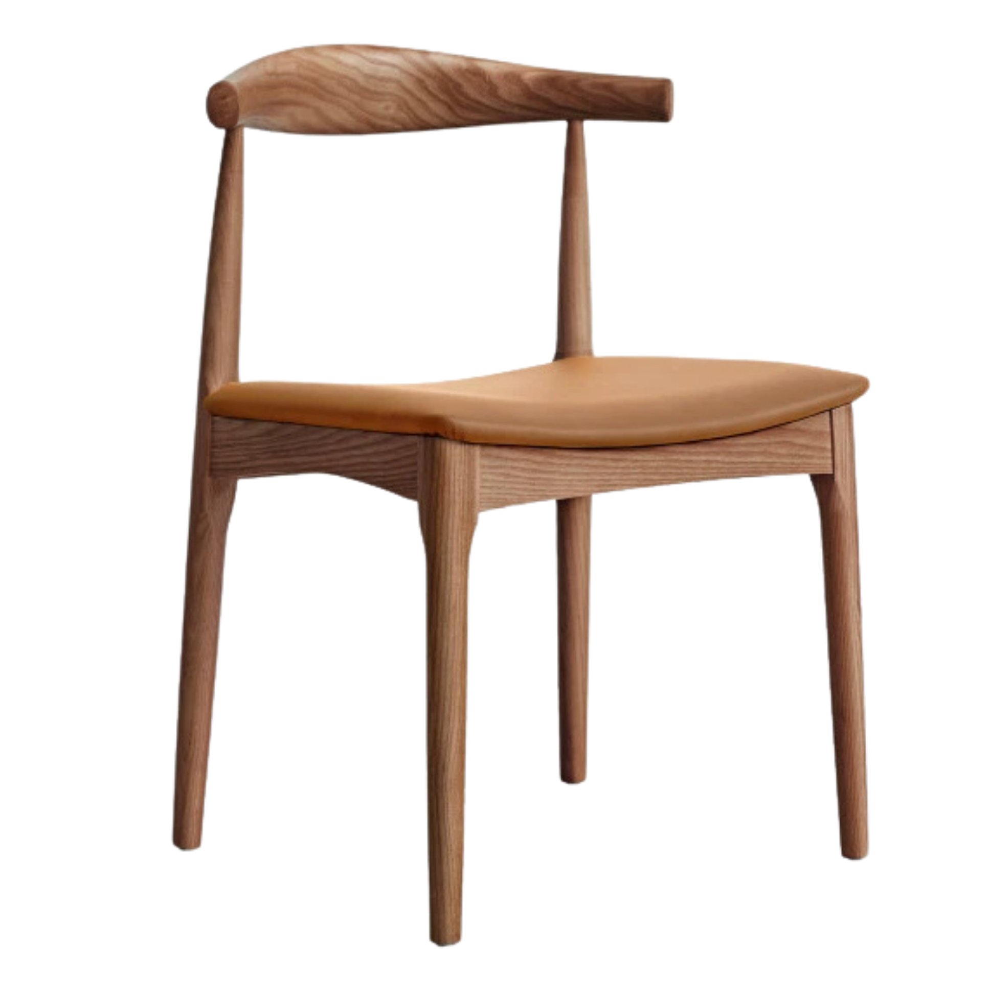 Set 4 pcs Black Walnut, Ash, Oak Solid Wood Nordic Dining Chair