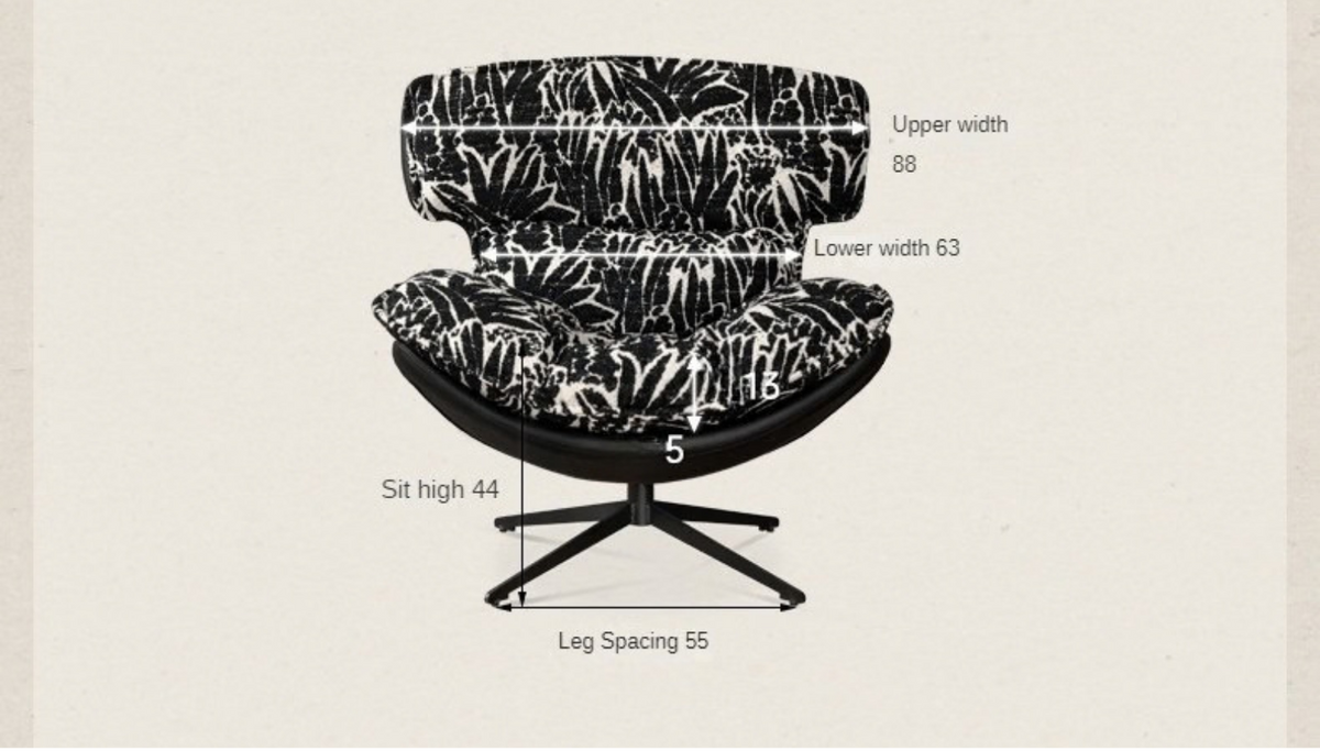 360° Swivel Egg Lounge Chair with Removable Jacquard Fabric Cushion