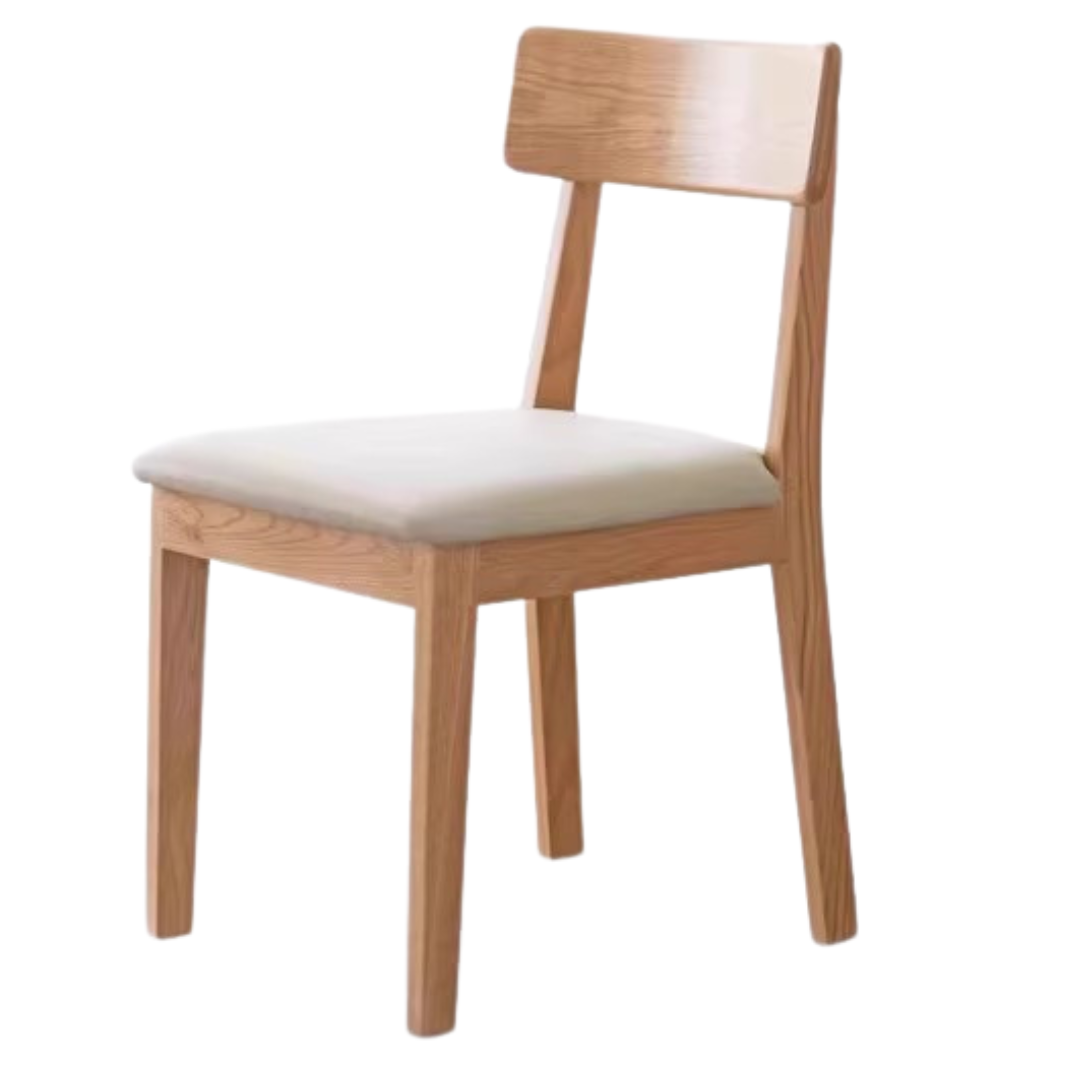 Black Walnut, Ash, Oak Solid Wood, Solid Rubberwood Dining Chair Set of 4