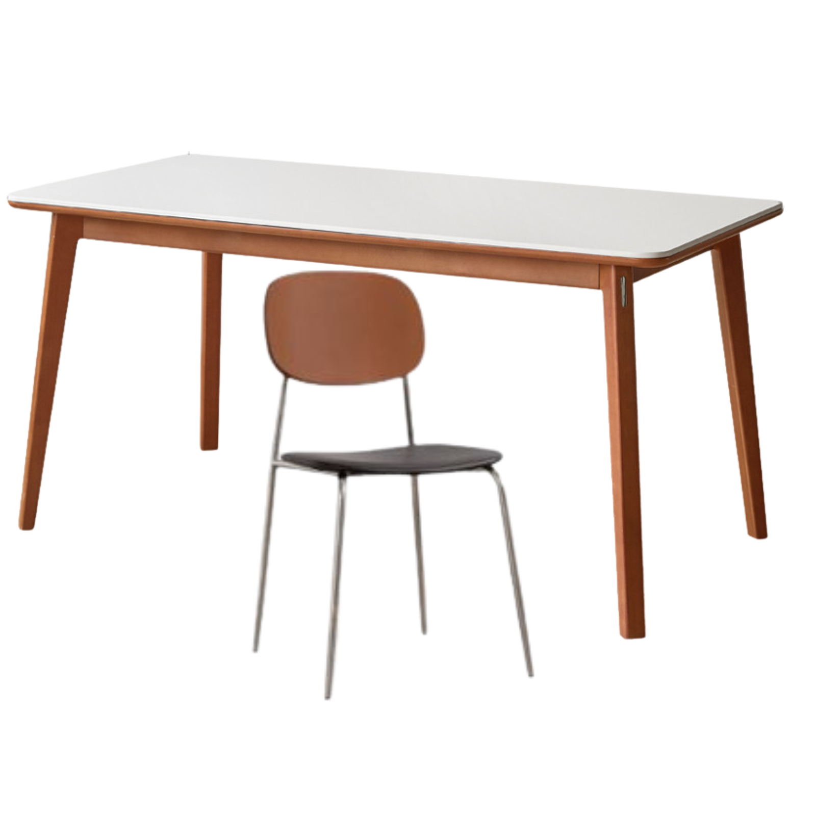 Tulipwood Solid Wood Rock Plate Dining Table