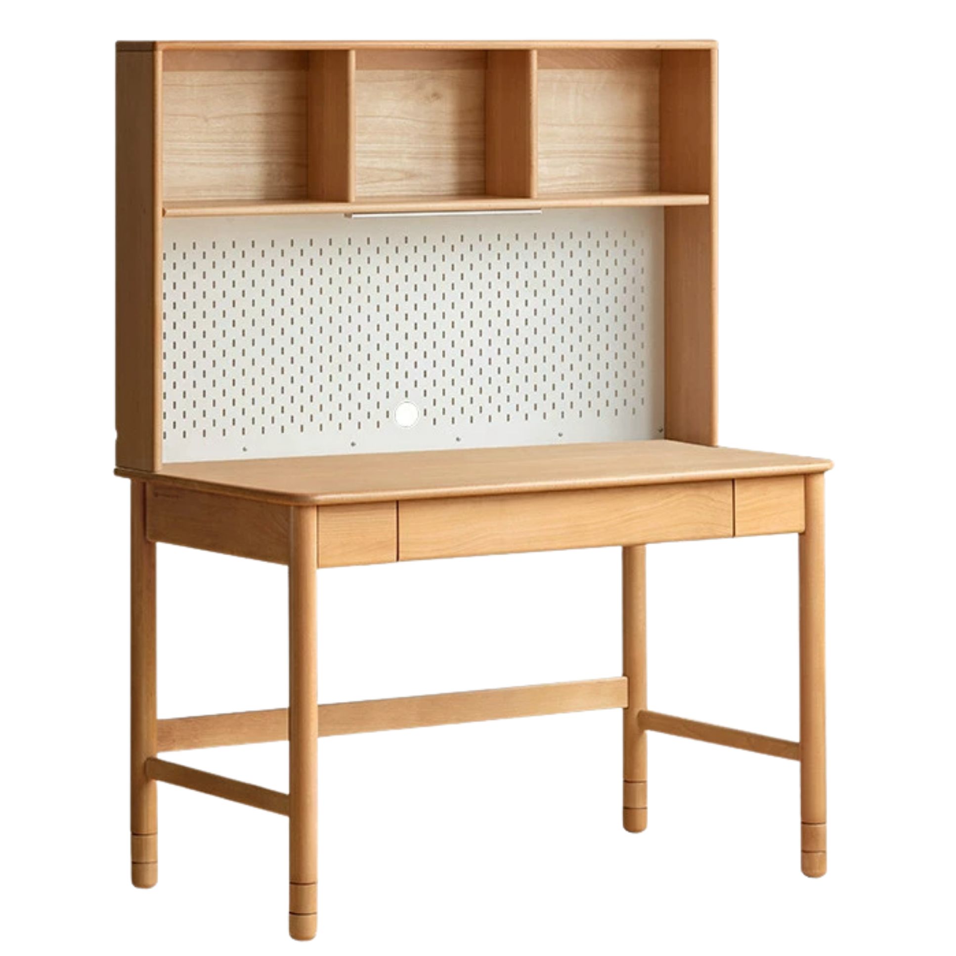 Beech Solid Wood Children's Desk With Adjustable Height