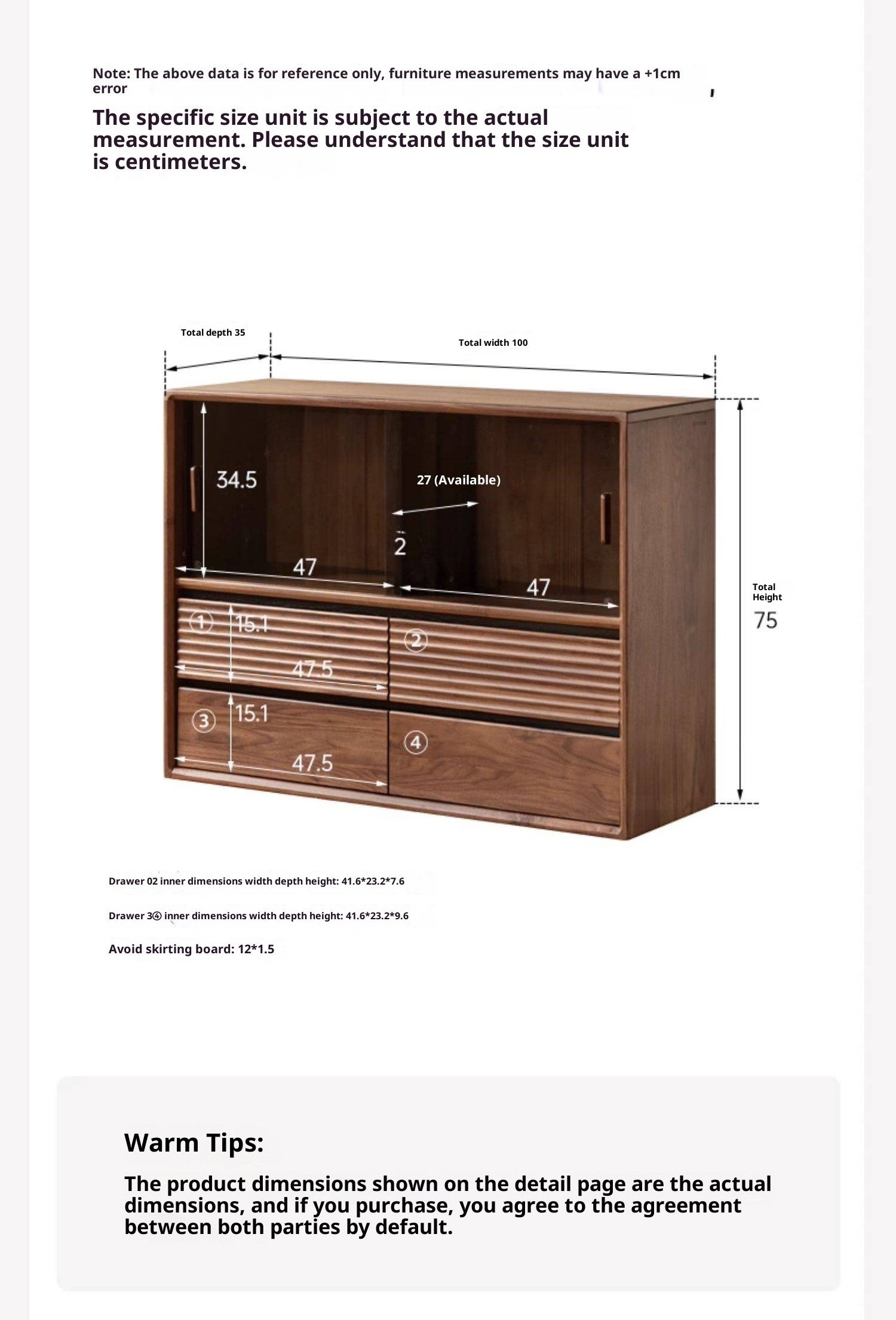 Black Walnut Solid Wood Italian Light Luxury Bookcase