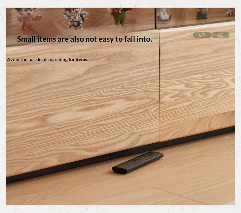 Ash Solid Wood Modern TV Cabinet