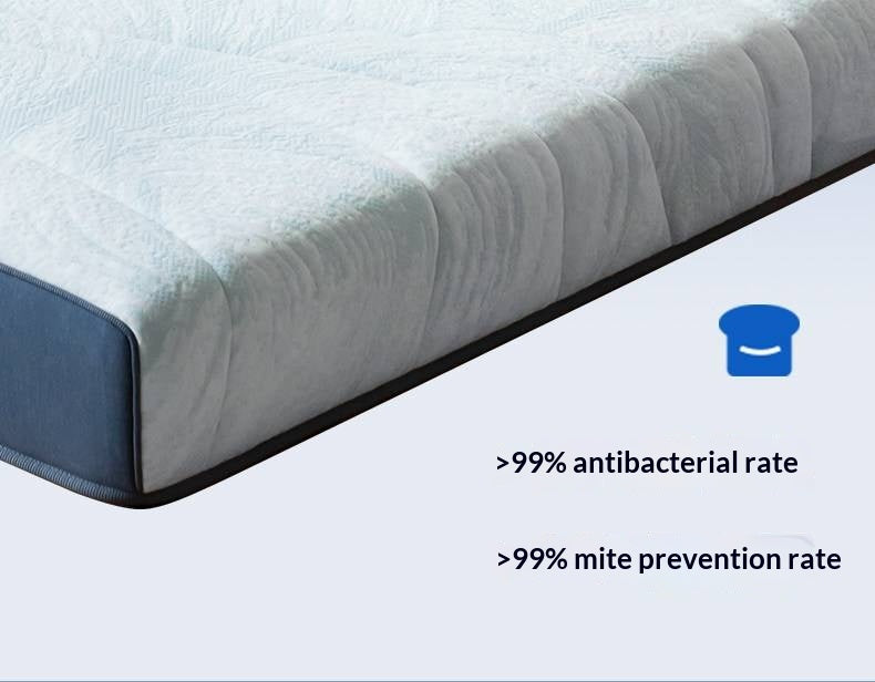 Zero-Glue Pressure-Free Memory Foam Mattress — 3D Core Material, Thick Mattress with Independent Springs