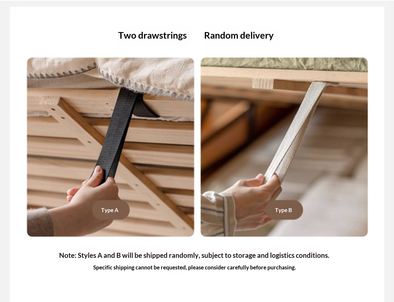 Oak Solid Wood Genuine Leather Upholstered Box Bed Retro Black Floating Bed