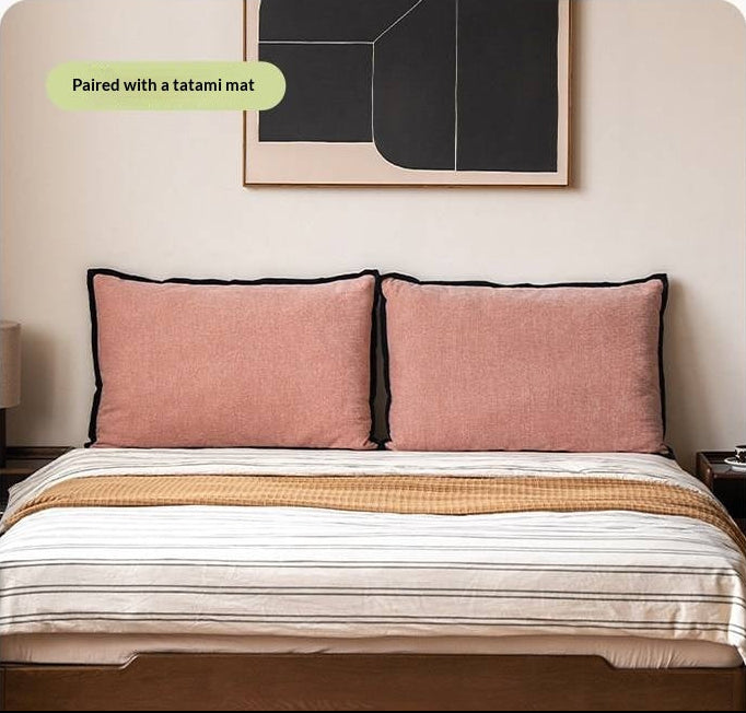 Vintage Style Bed Headboard Pillow with High Backrest Support