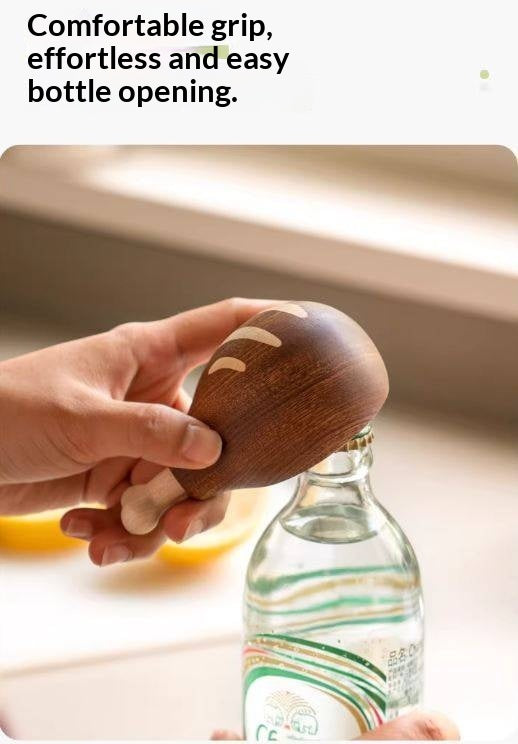White Oak, Black Walnut, Beech, Maple Solid Wood Beer Bottle Opener