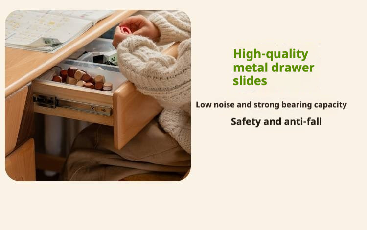 Beech Solid Wood Children's Study Table.