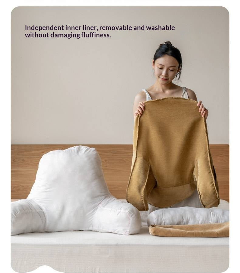 Bed Headboard with Upholstered Backrest Cushion