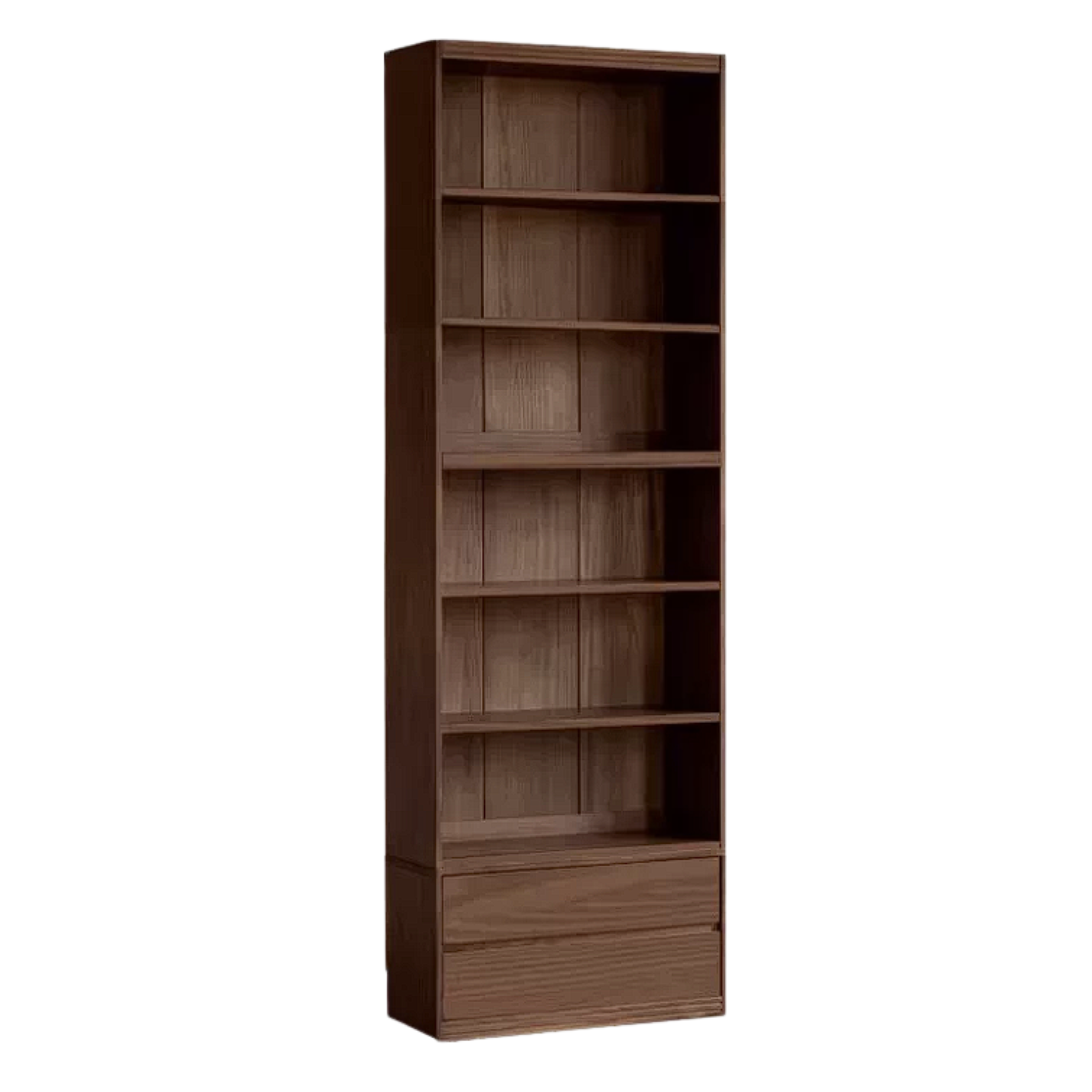 Sandalwood, Oak, Ash Solid Wood Combination Bookcase