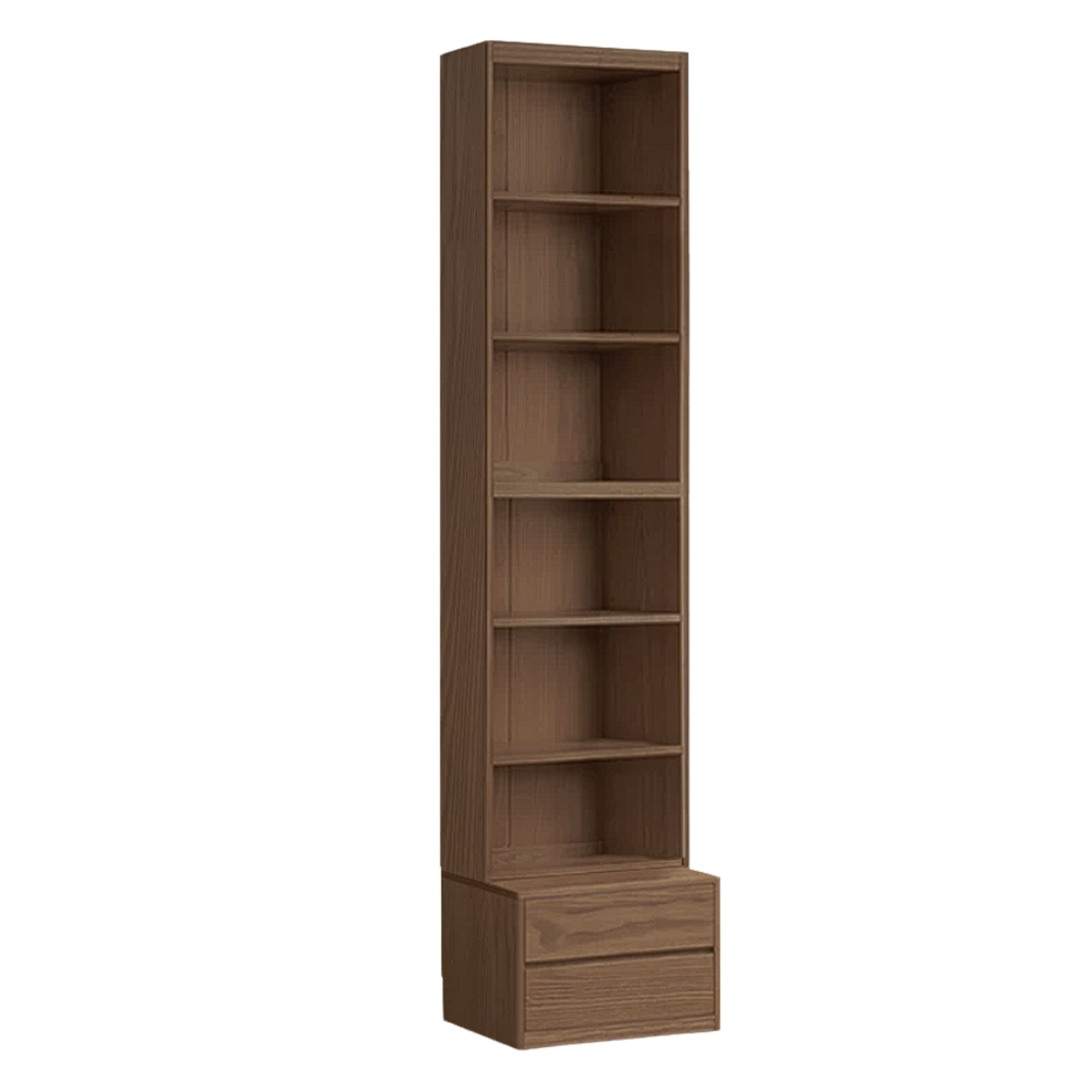 Sandalwood, Oak, Ash Solid Wood Combination Bookcase