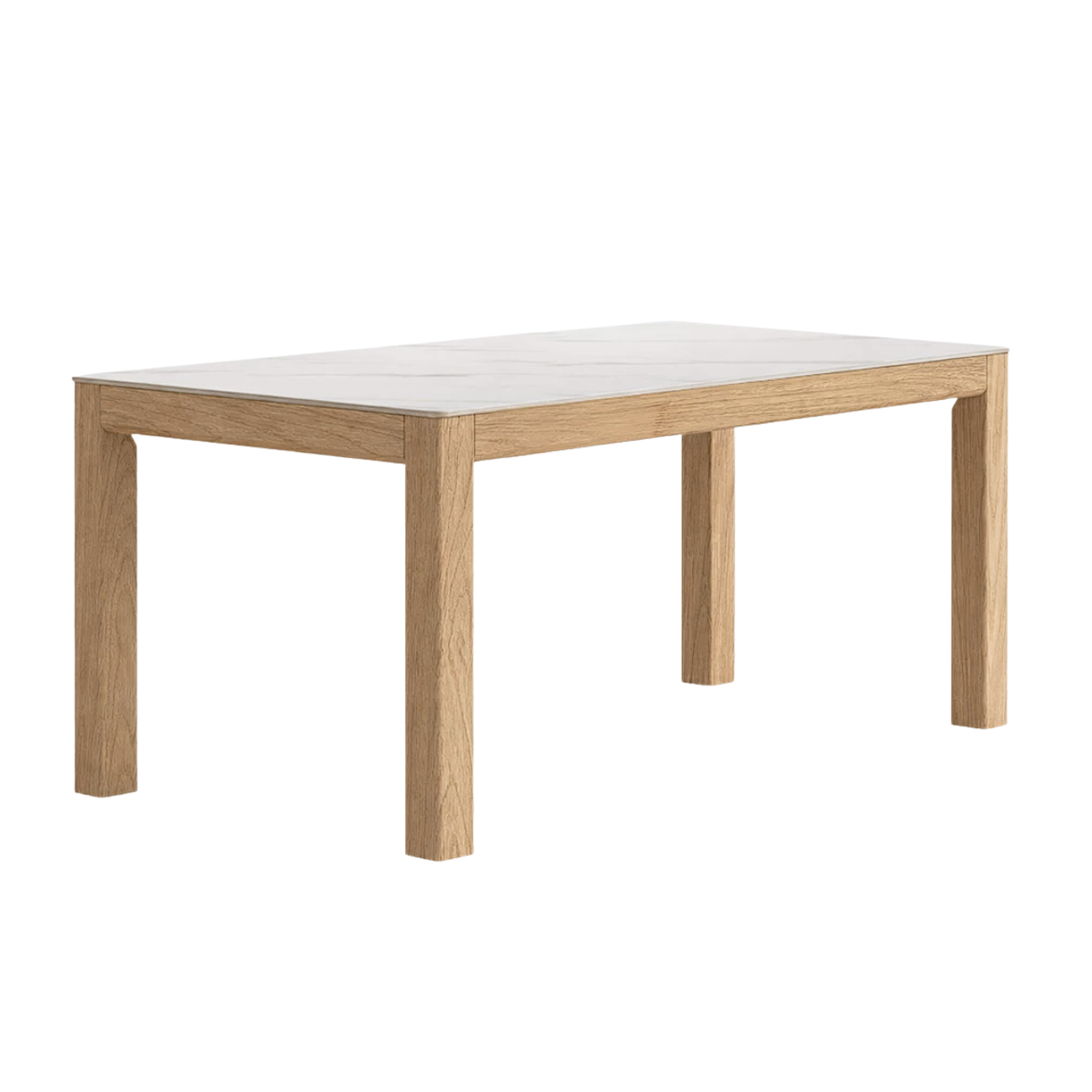 Oak Solid Wood Simple Shape Dining Table
