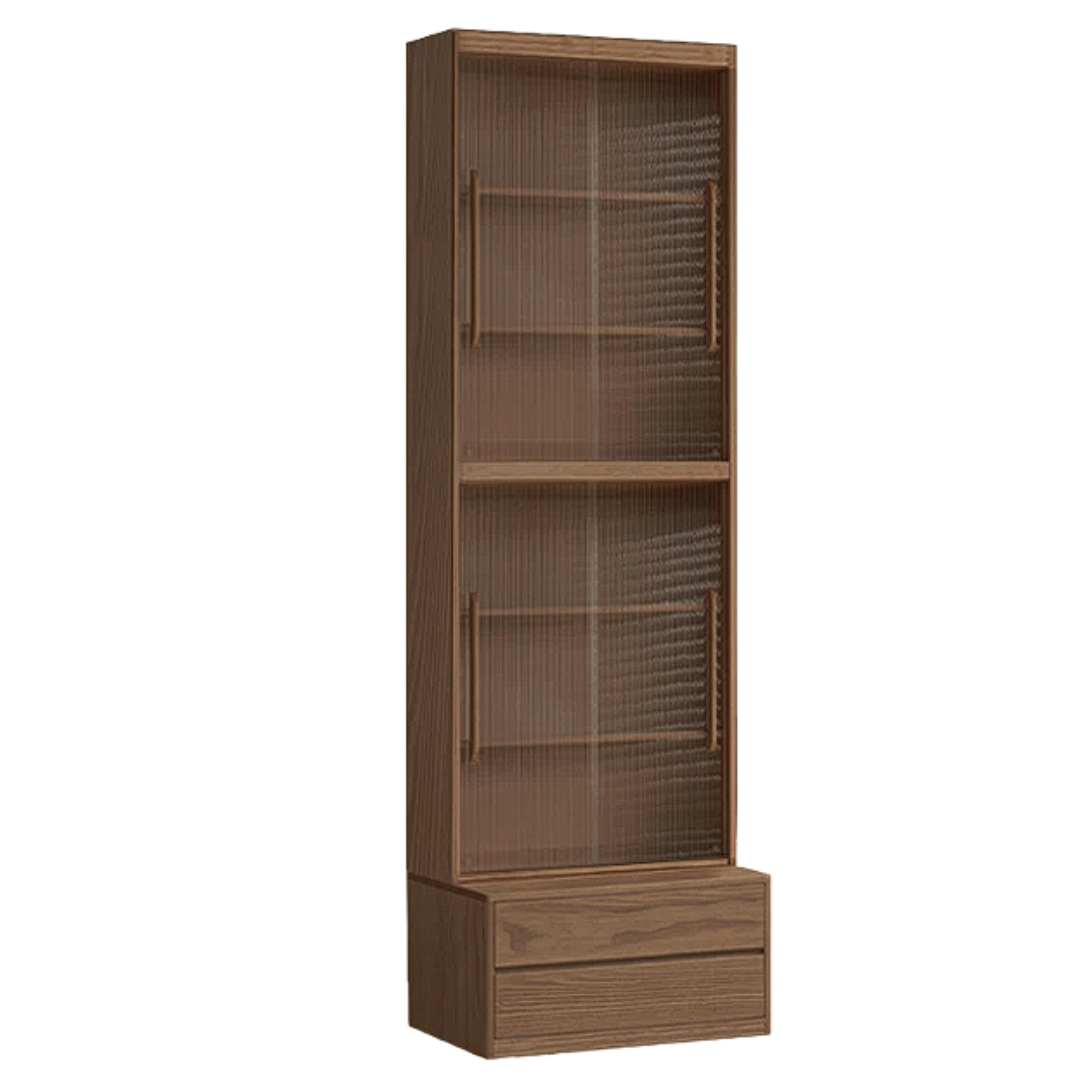 Sandalwood, Oak, Ash Solid Wood Combination Bookcase