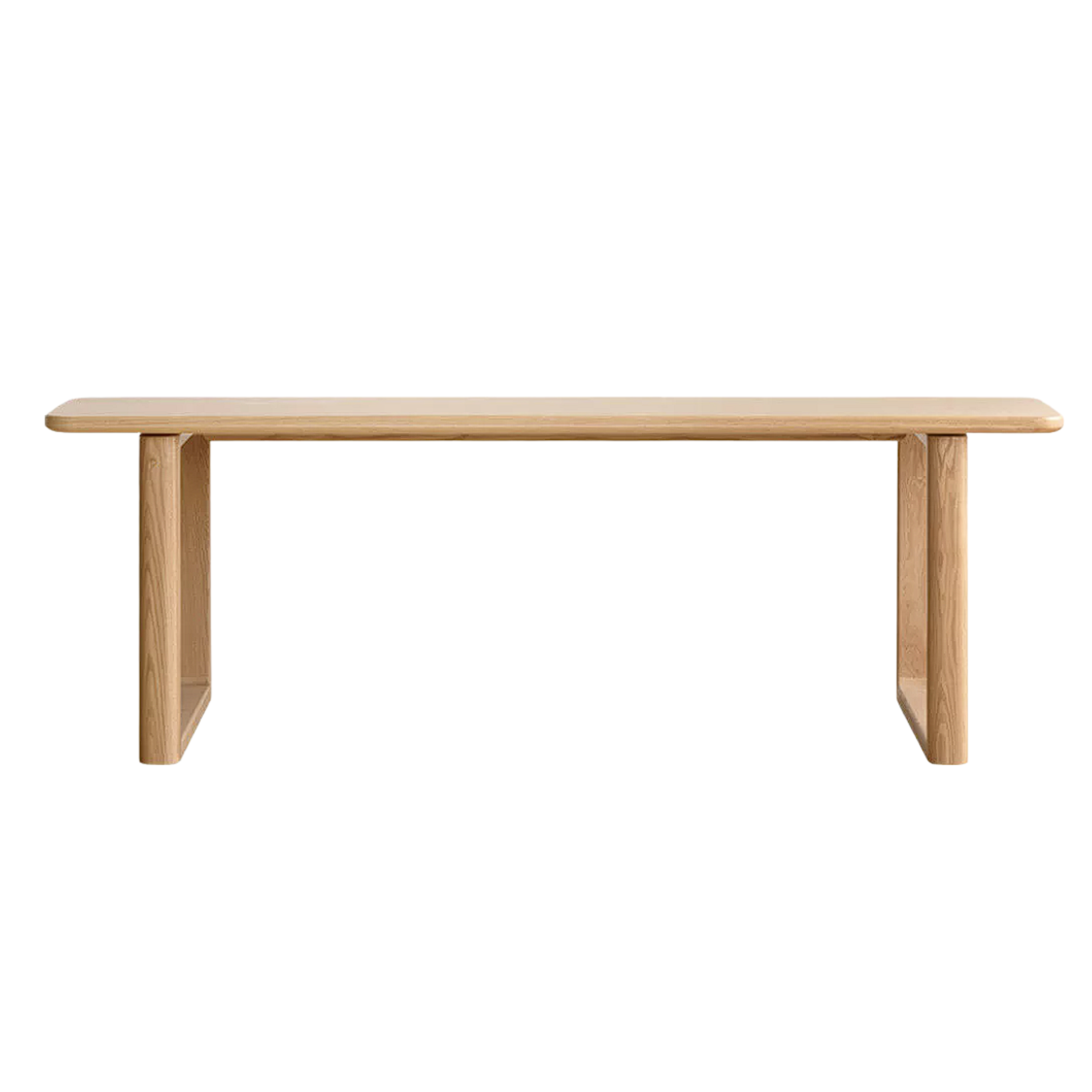 Oak, Ash Solid Wood Large Plate Dining Table