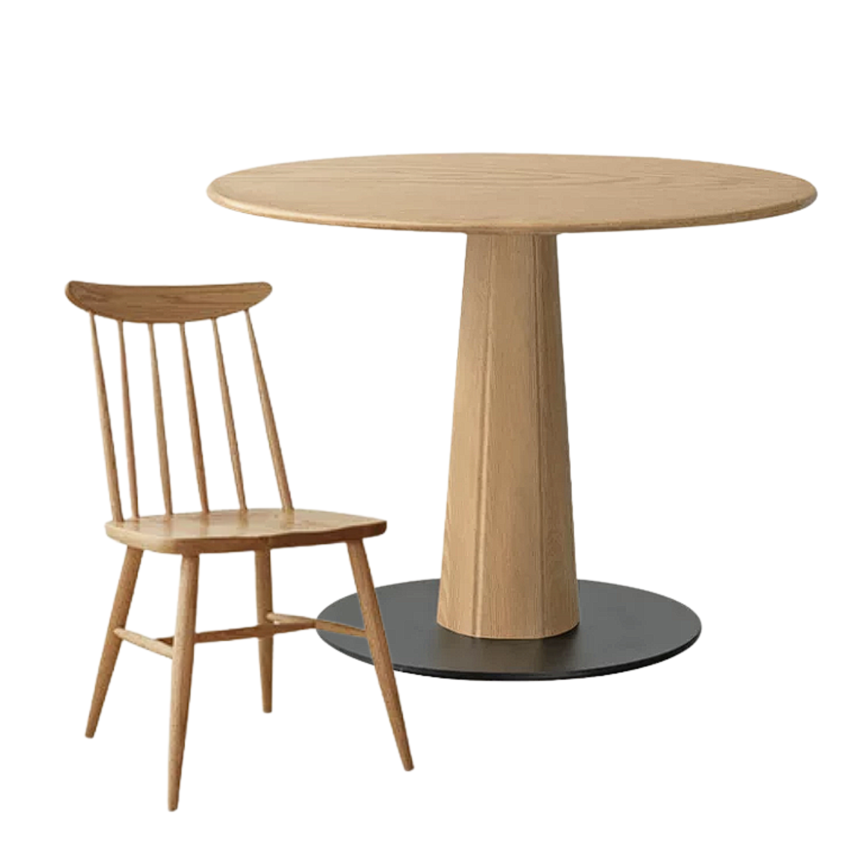 Ash Solid Wood Nordic Dining Round Table