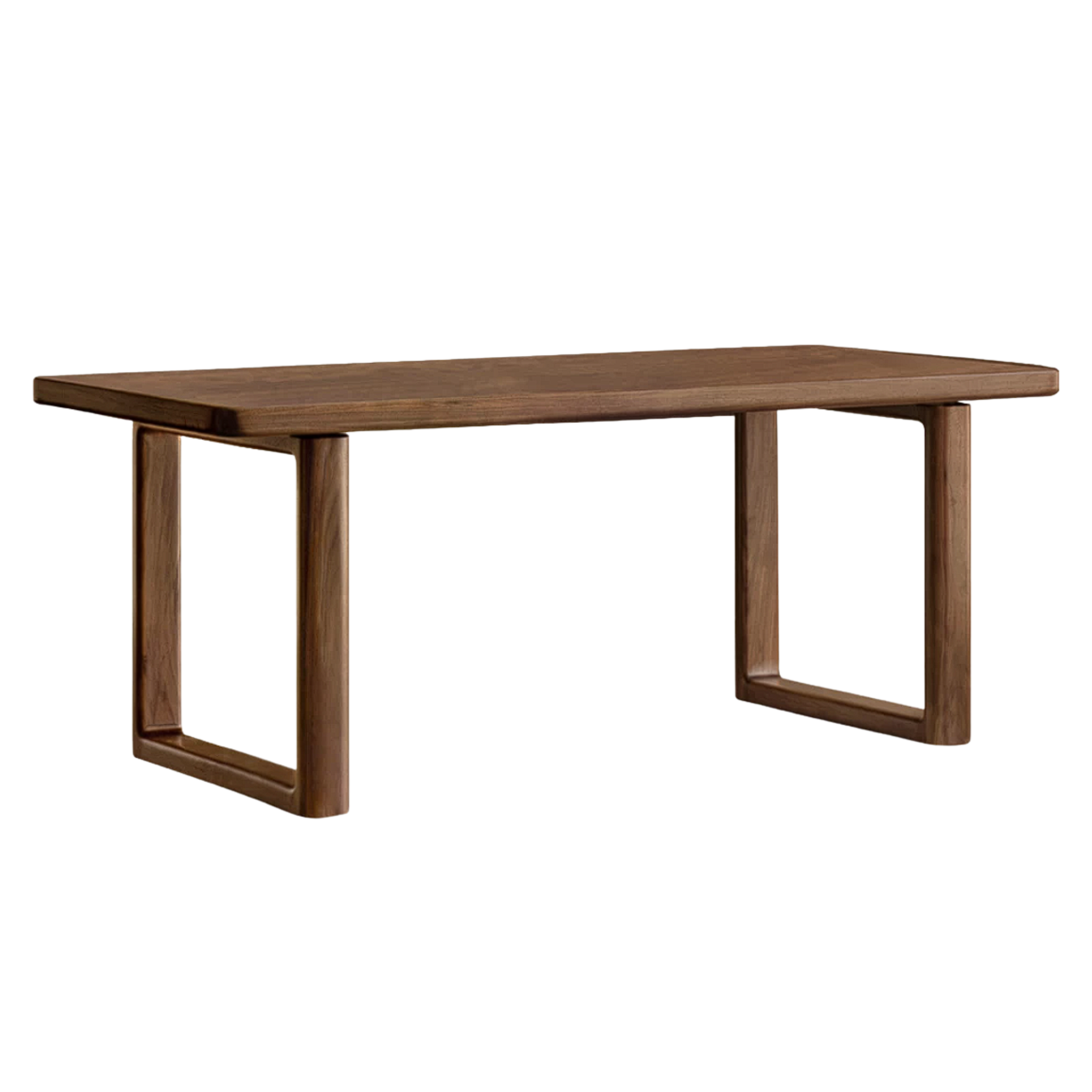 Black Walnut, Golden Pear, Ash Solid Wood Large Board Dining Table