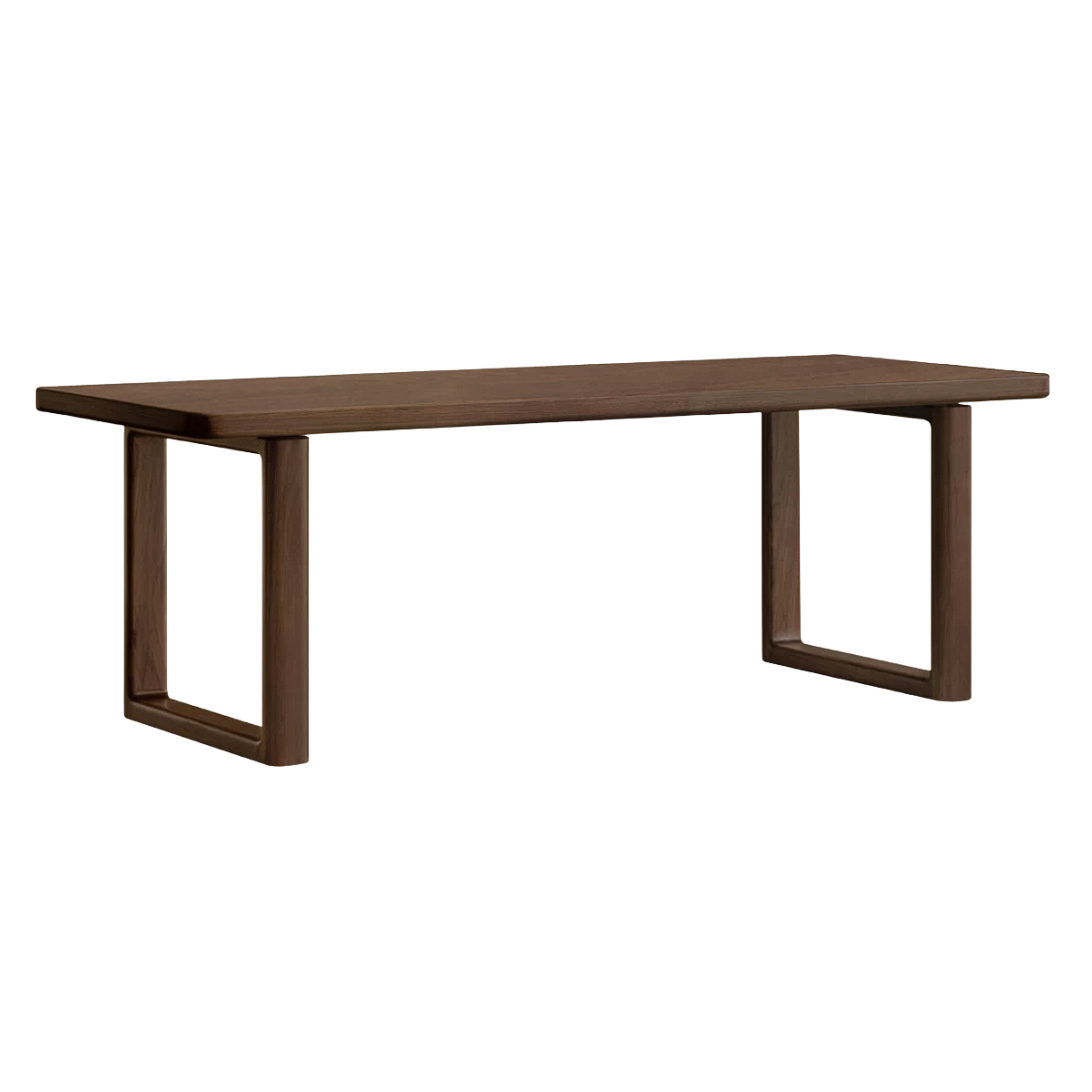 Black Walnut, Golden Pear, Ash Solid Wood Large Board Dining Table