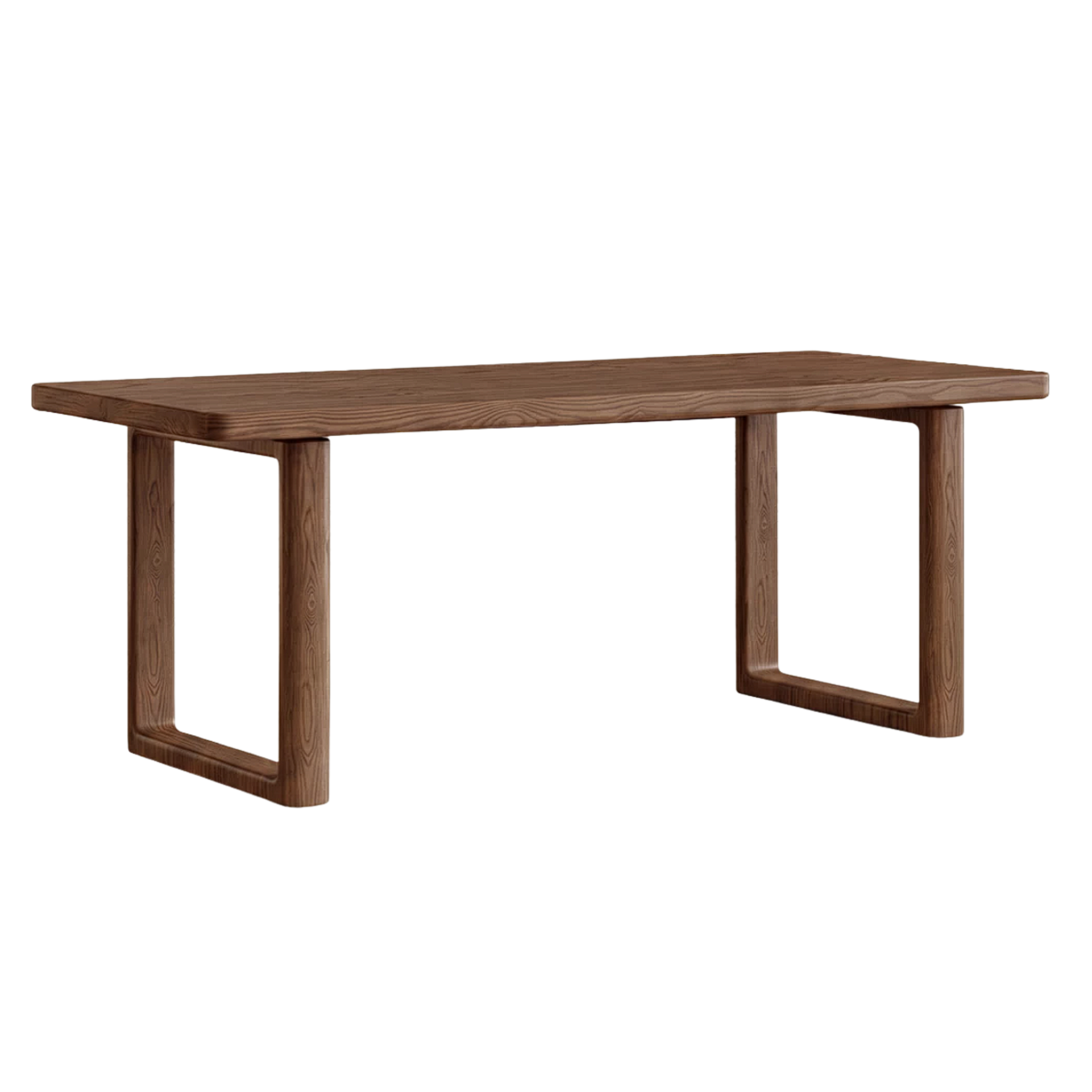 Black Walnut, Golden Pear, Ash Solid Wood Large Board Dining Table