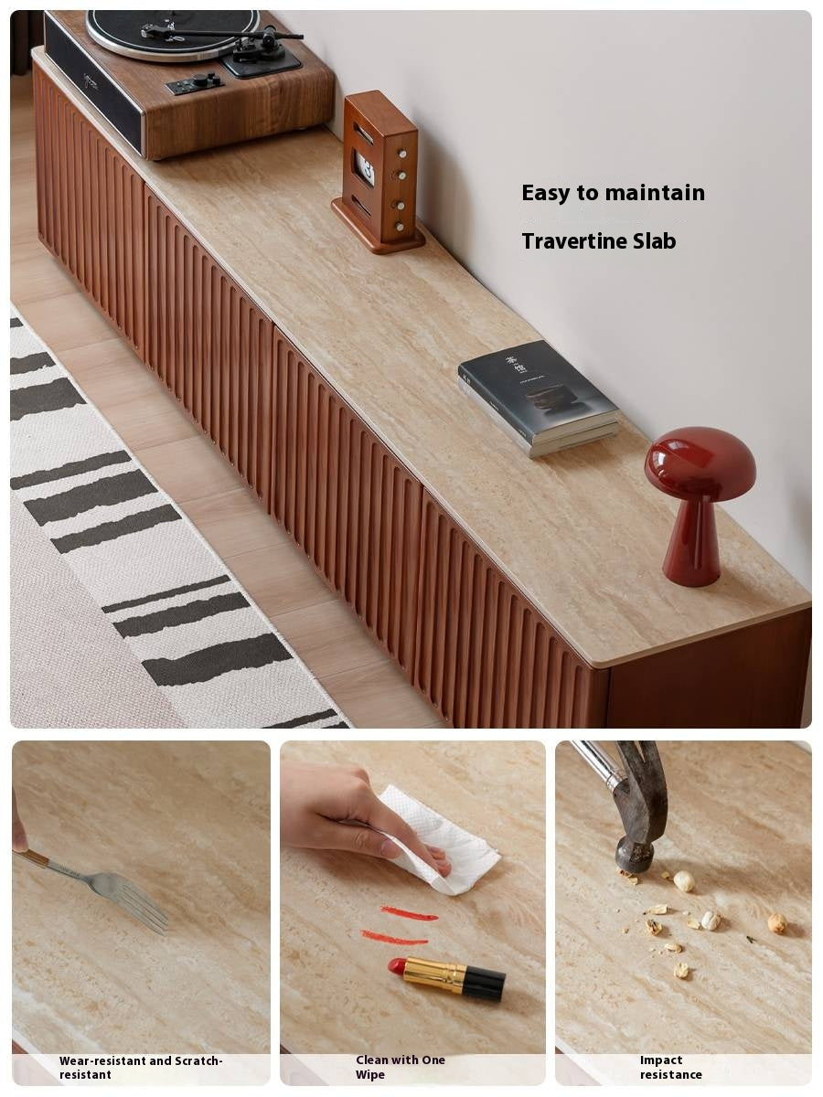 Poplar Solid Wood Antique Style TV Stand.