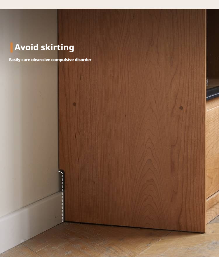 Cherry Solid Wood Bookcase Cabinet Display.