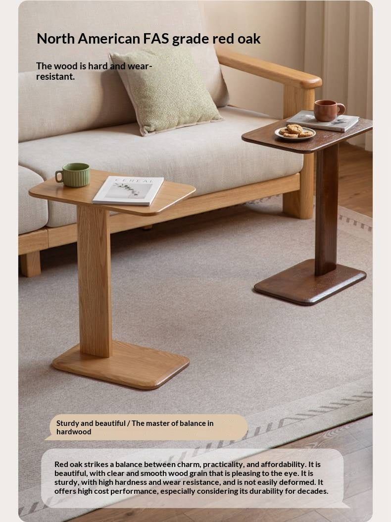 Oak Solid Wood Modern Minimalist Style Side Table