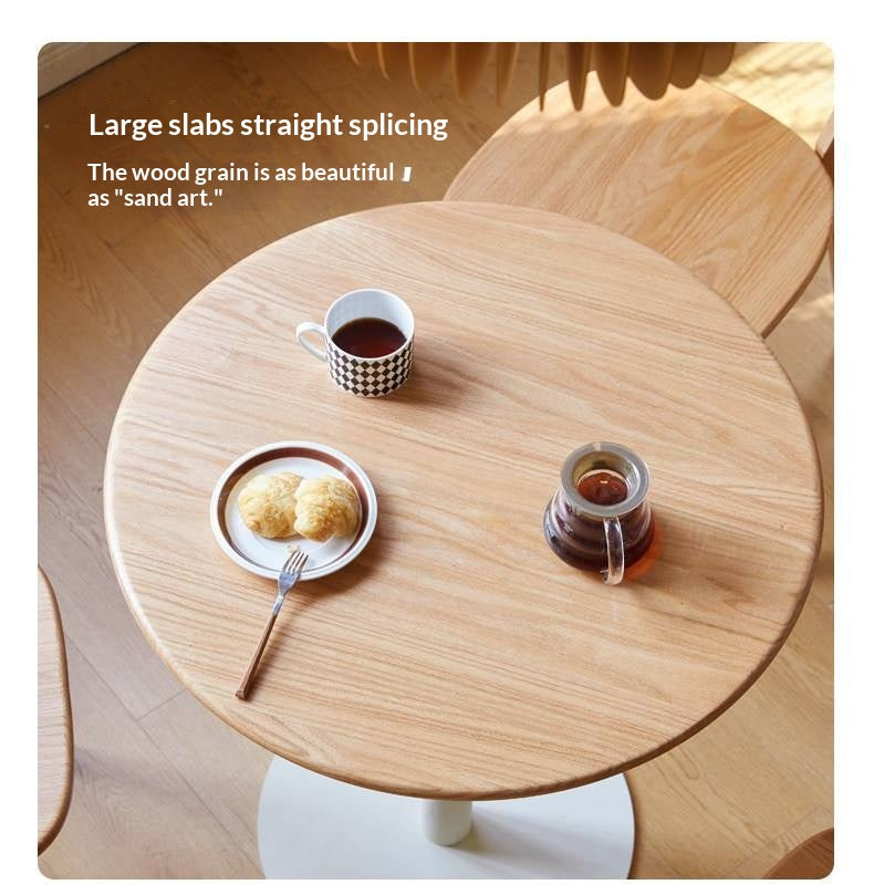 Oak Solid Wood Lifting Side Table