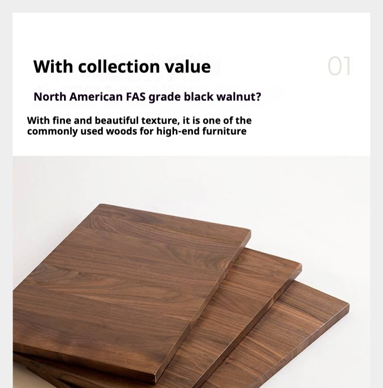 Black Walnut Solid Wood TV Stand.