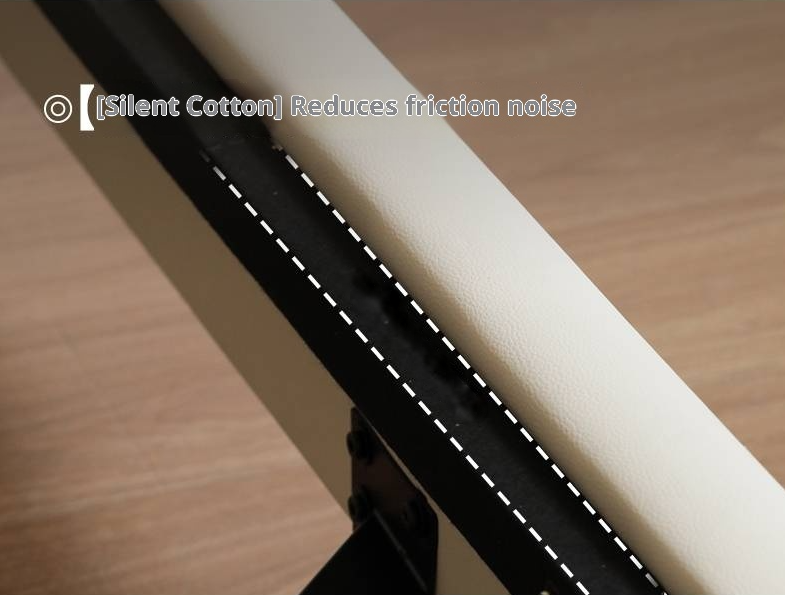 Genuine Leather Top Layer Cowhide Soft Suspension Bed with Lighting