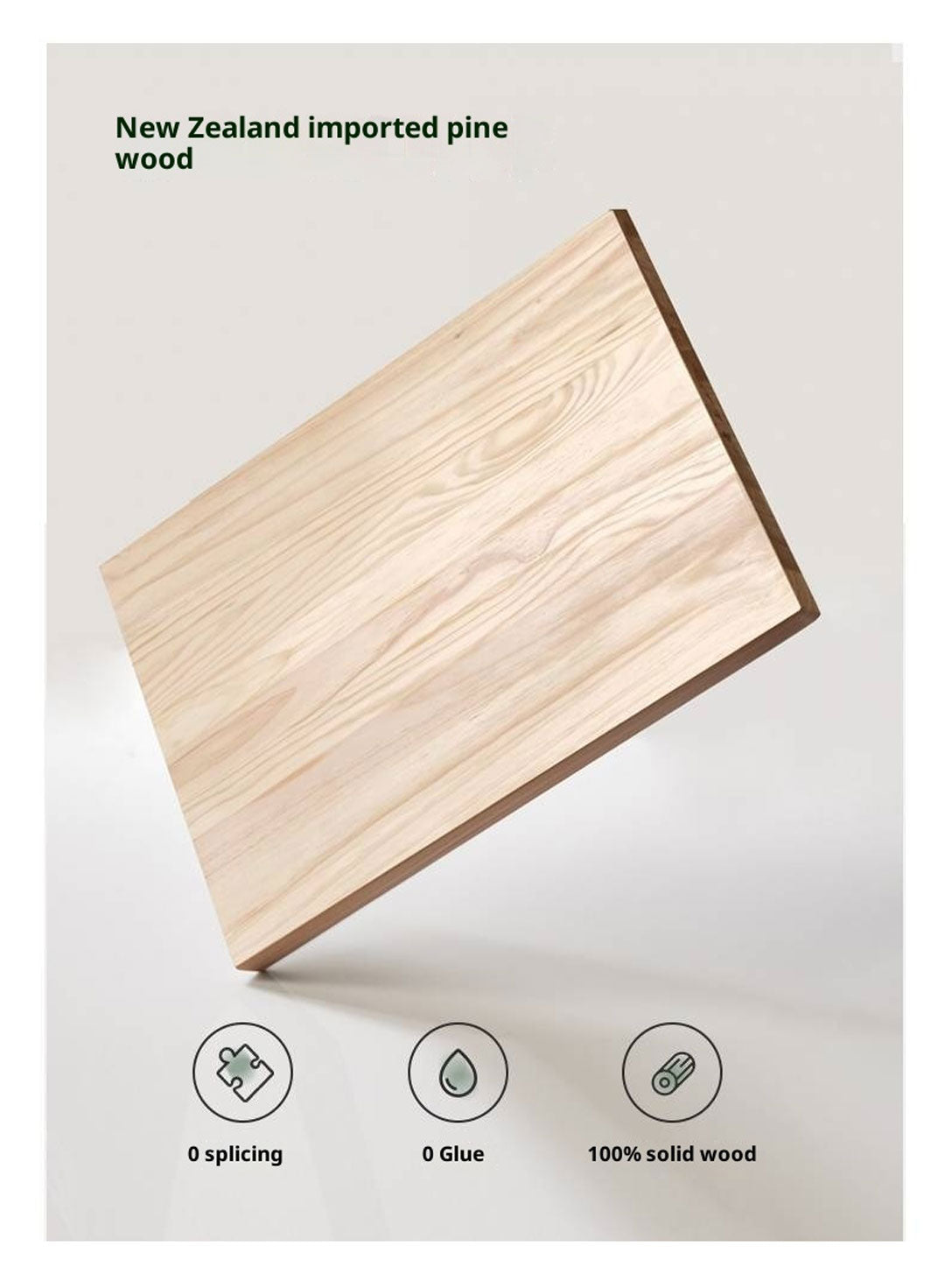 North American Black Walnut, Oak, Catalpa Solid Wood Modern Minimalist Bed