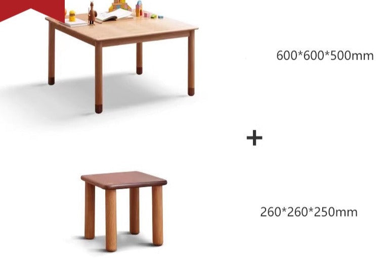 Oak Solid Wood Handmade Children's StudyTable