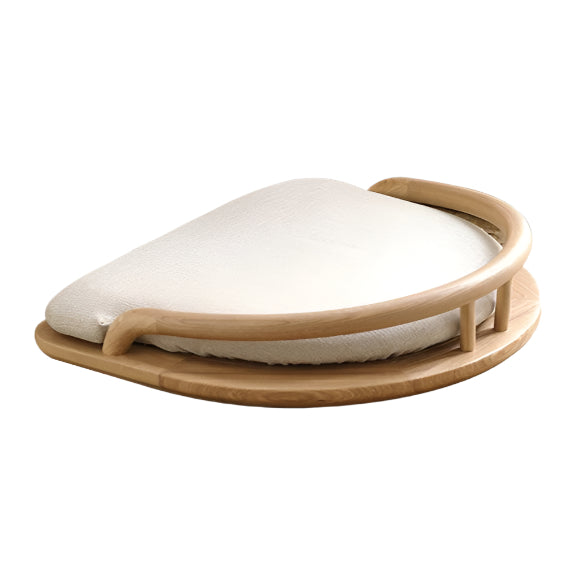 Black Walnut, Ash Solid Wood Tatami Soft Backrest Meditation Chair