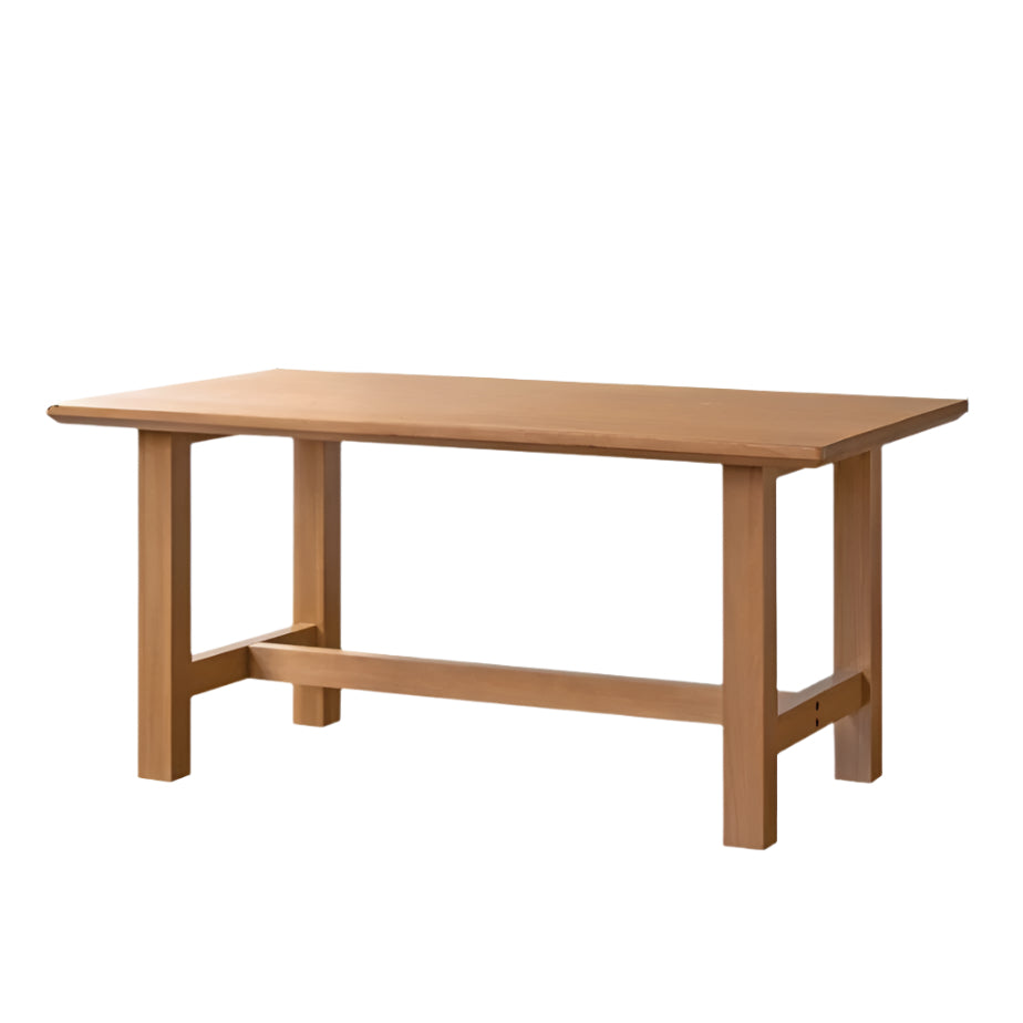 Poplar Solid Wood Modern Large Board Dining Table.