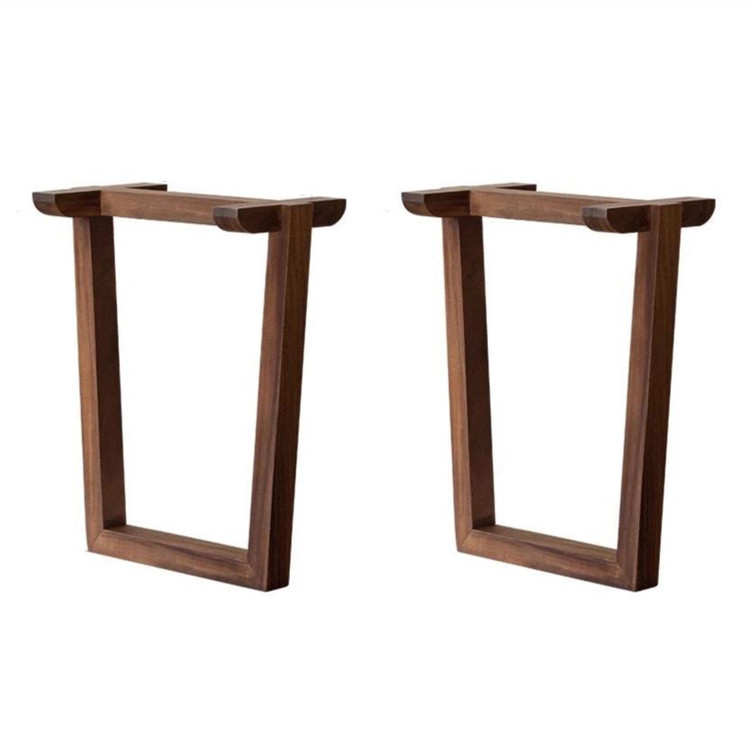 Black Walnut, South American Walnut, Ash Solid Wood, Metal, Acrylic Table Legs