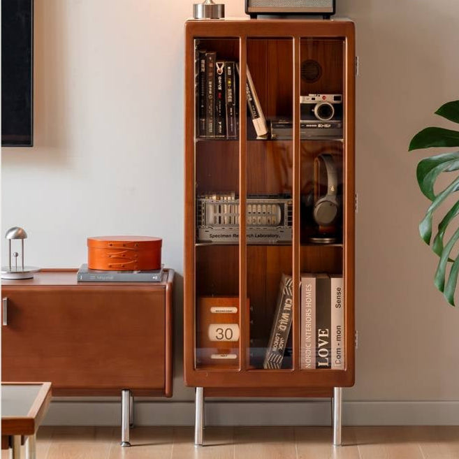 Poplar Solid Wood Bauhaus Style Side Cabinet.
