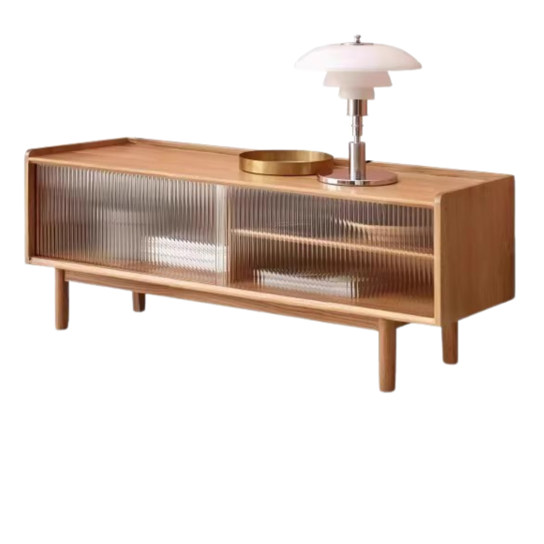 Oak Solid Wood Various Styles TV Stand Small Size