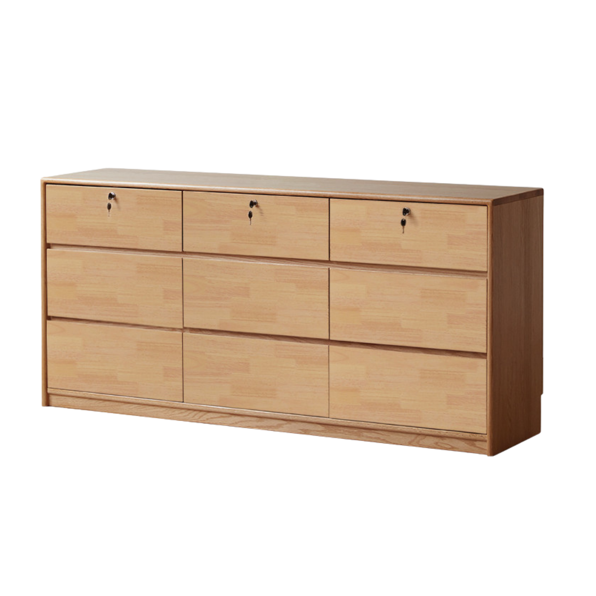 Oak Solid Wood Ultra Narrow Dressing Table