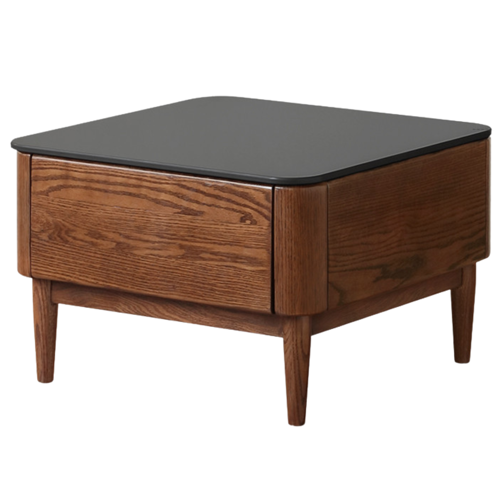 Oak Solid Wood Mobile Coffee Table